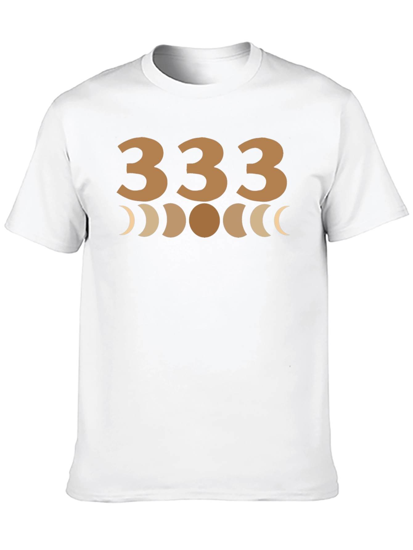 333 Moon Phases Graphic Tee - Black