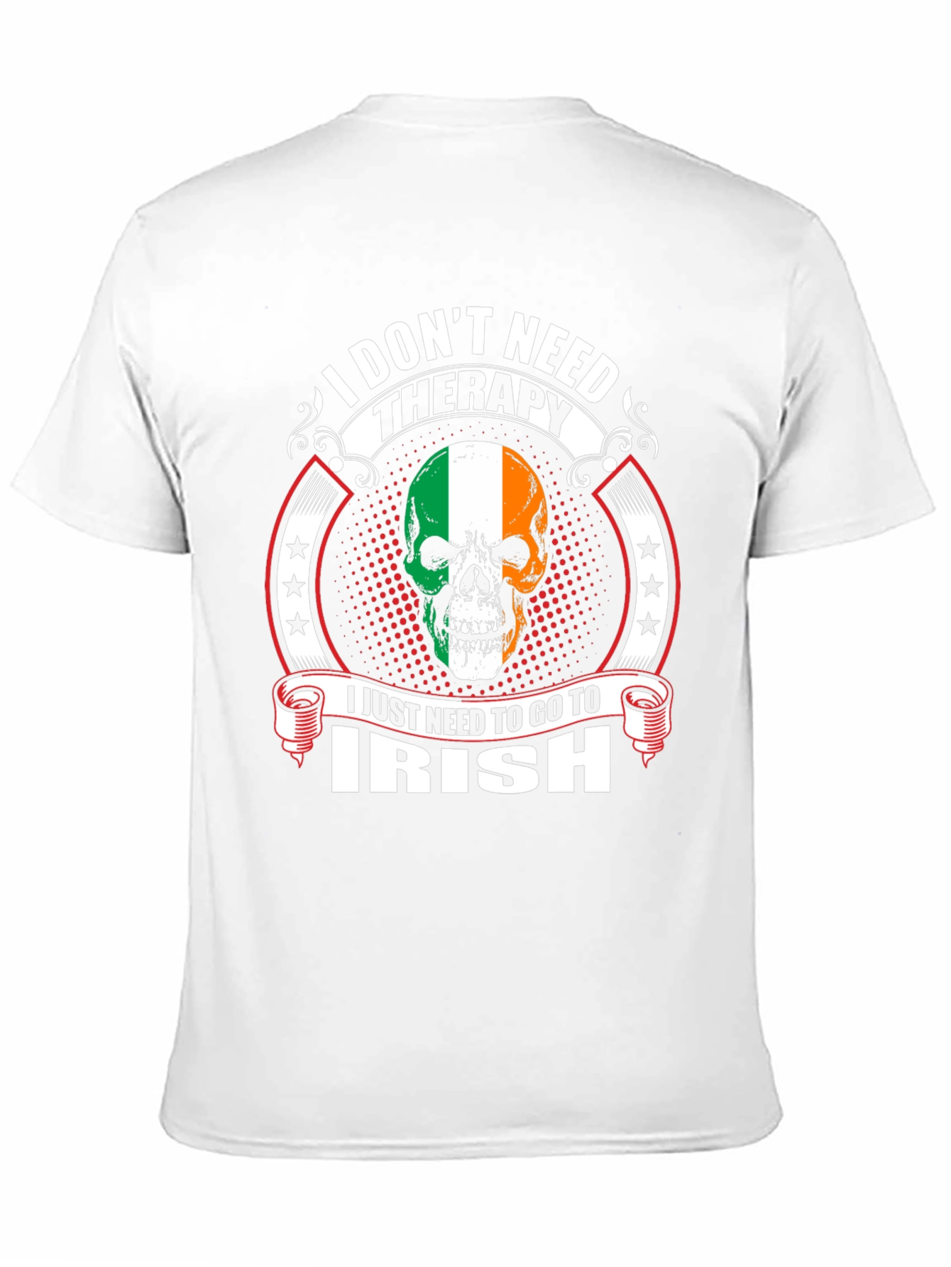 Irish Pride Skull Graphic T-Shirt