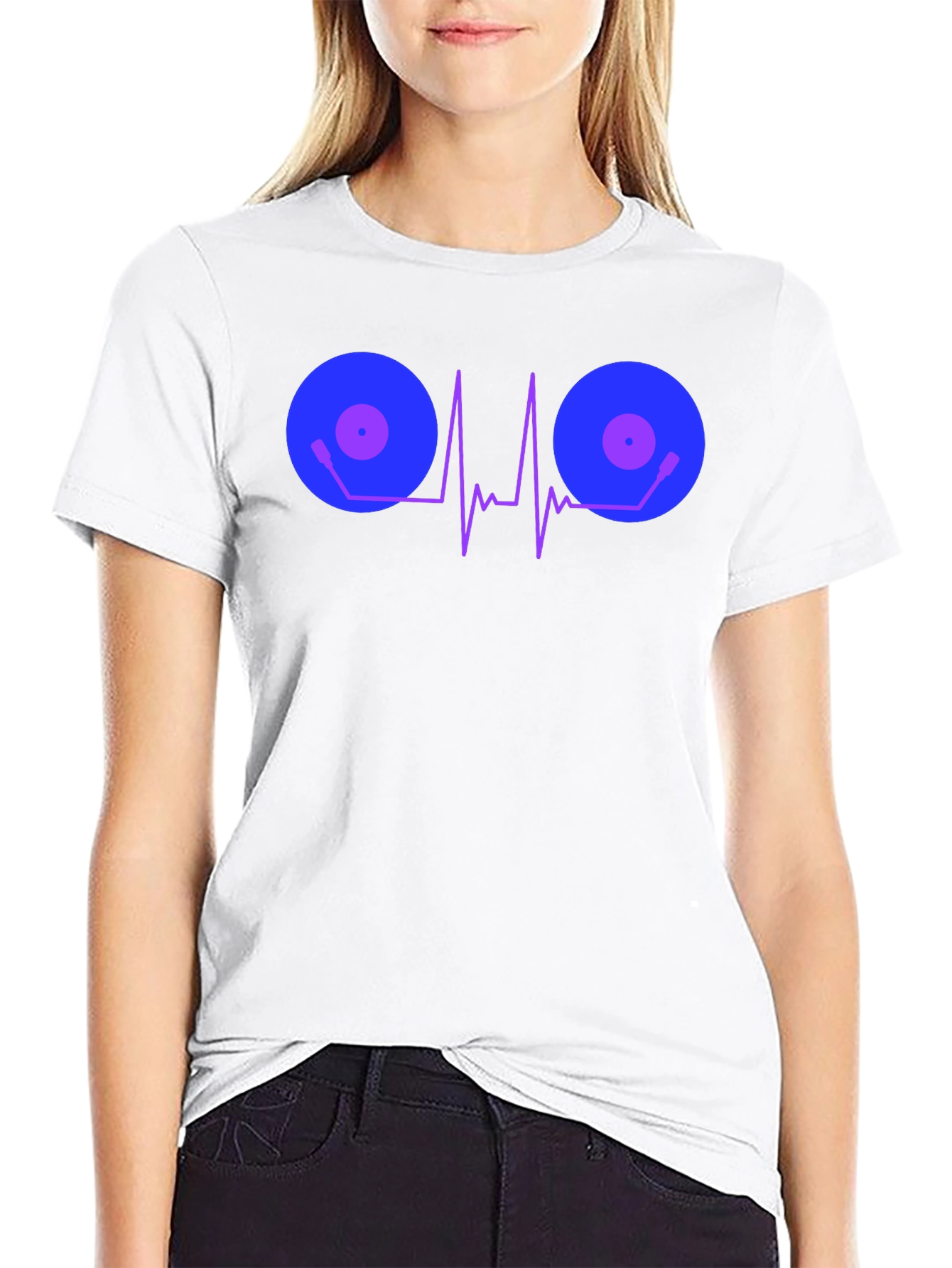 DJ Heartbeat T-Shirt - Music Lover Tee