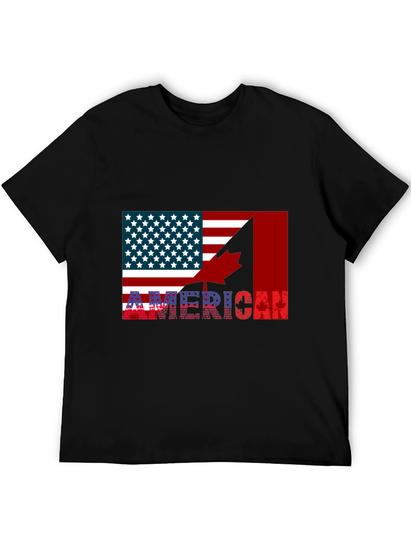 American Canadian Flag T-Shirt