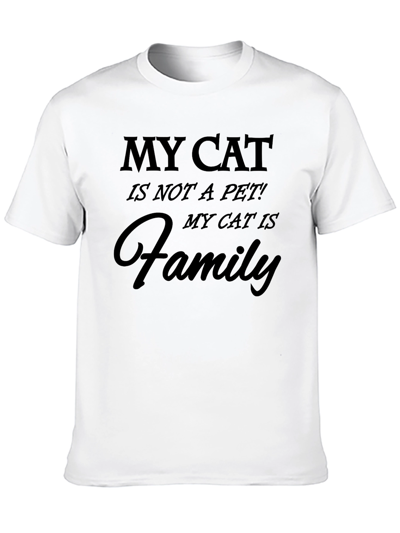My Cat is Family Graphic Tee