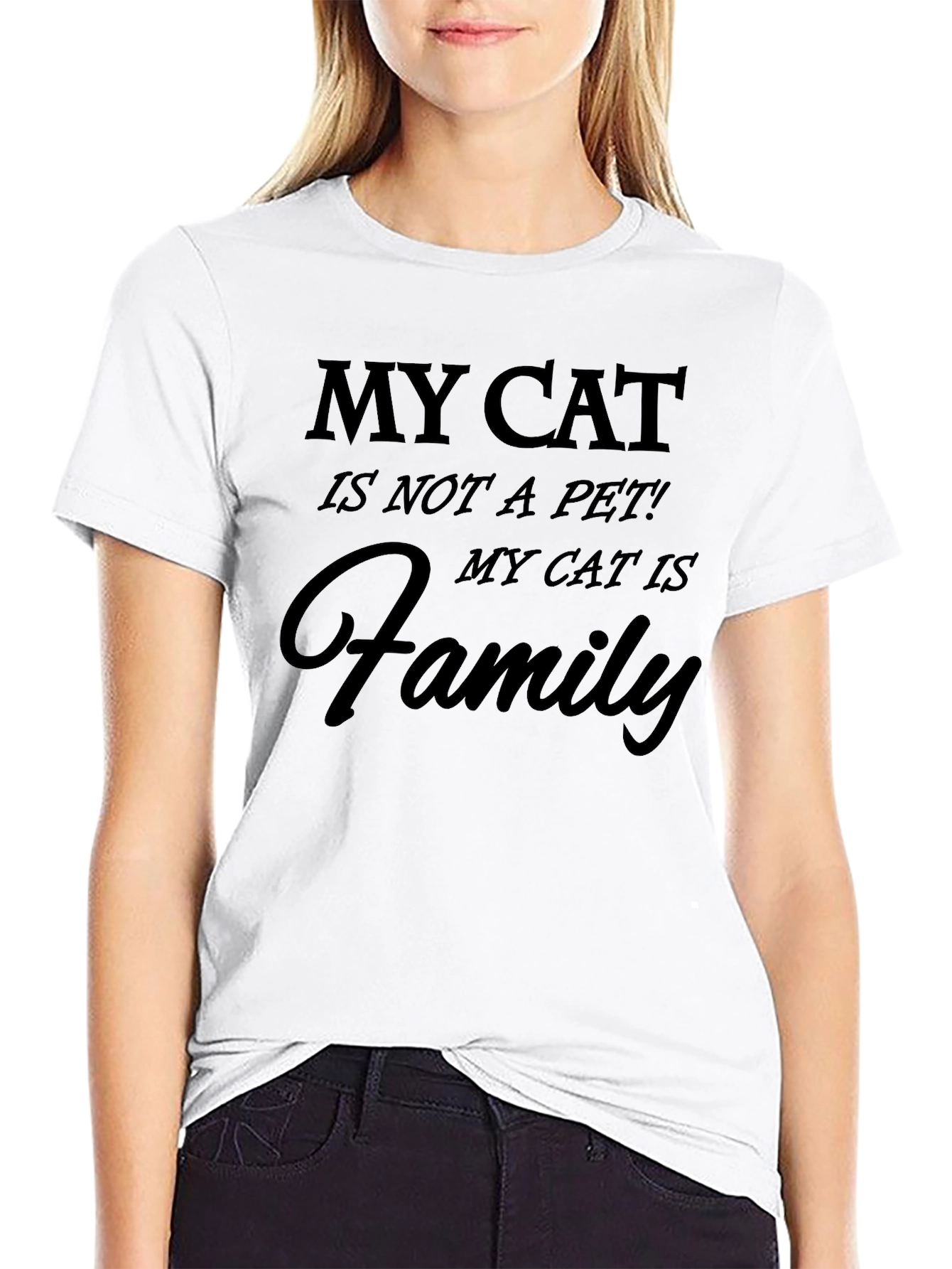 My Cat is Family Graphic Tee