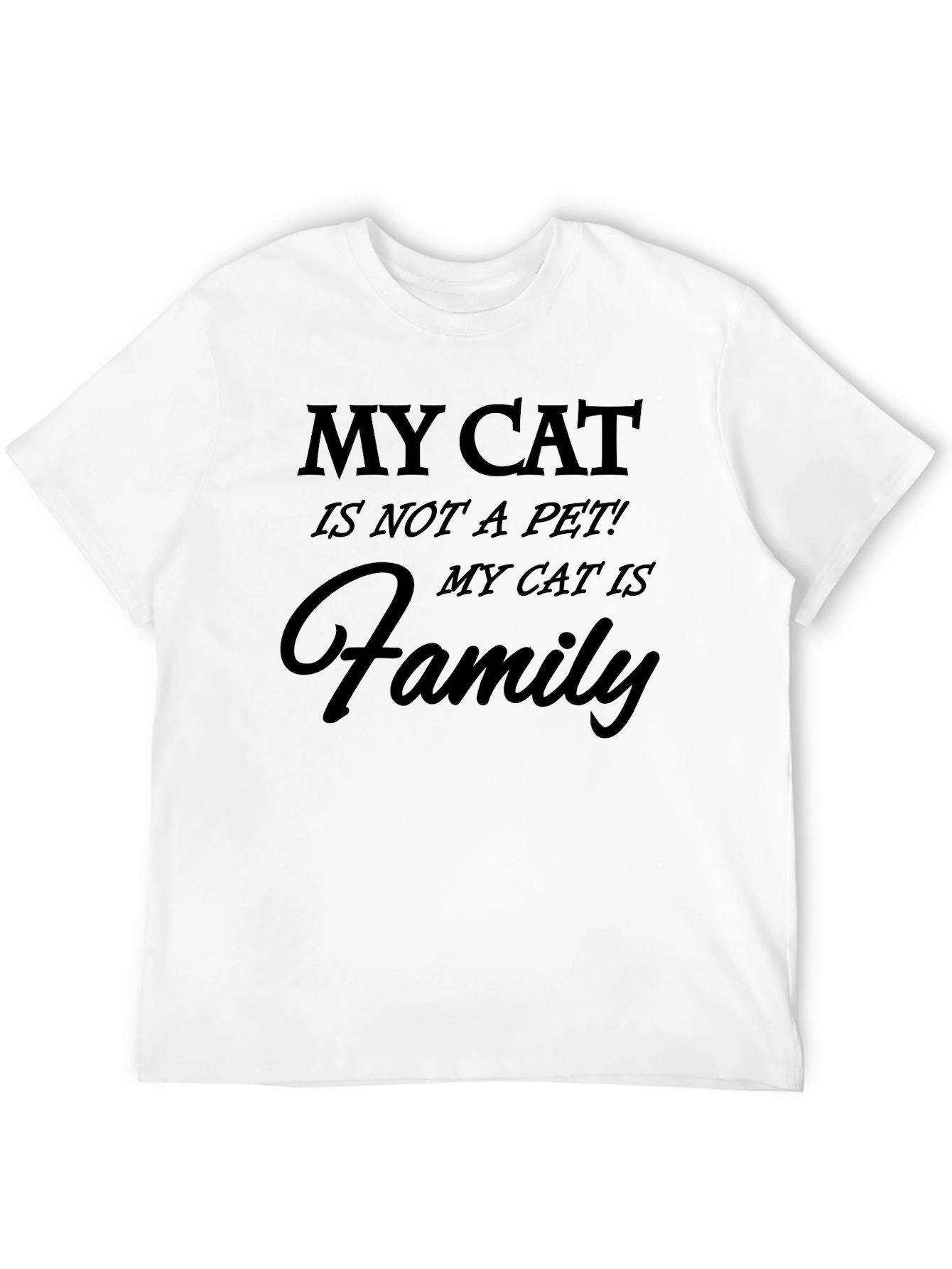 My Cat is Family Graphic Tee