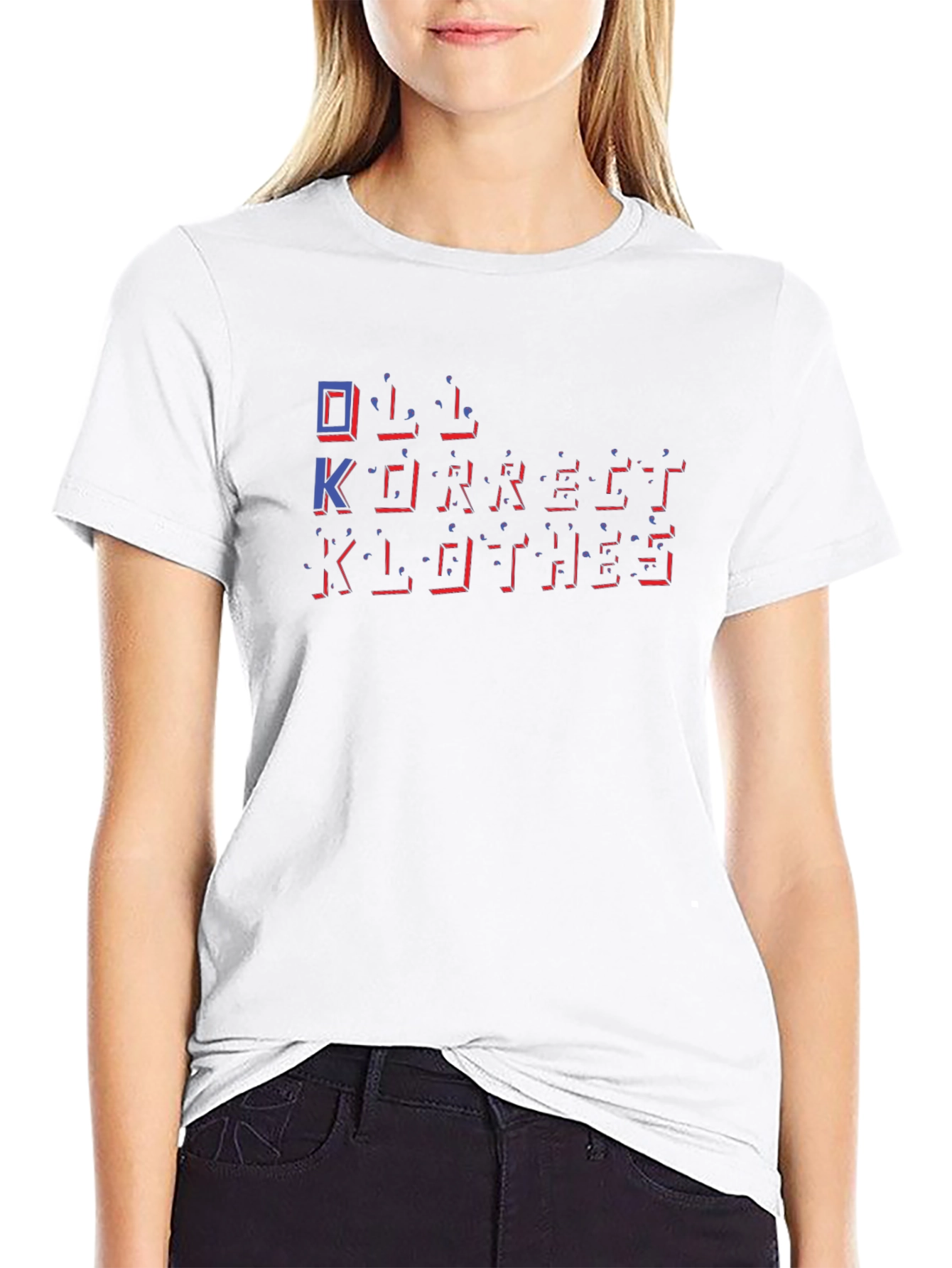 OK Korrect Clothes Black Graphic Tee