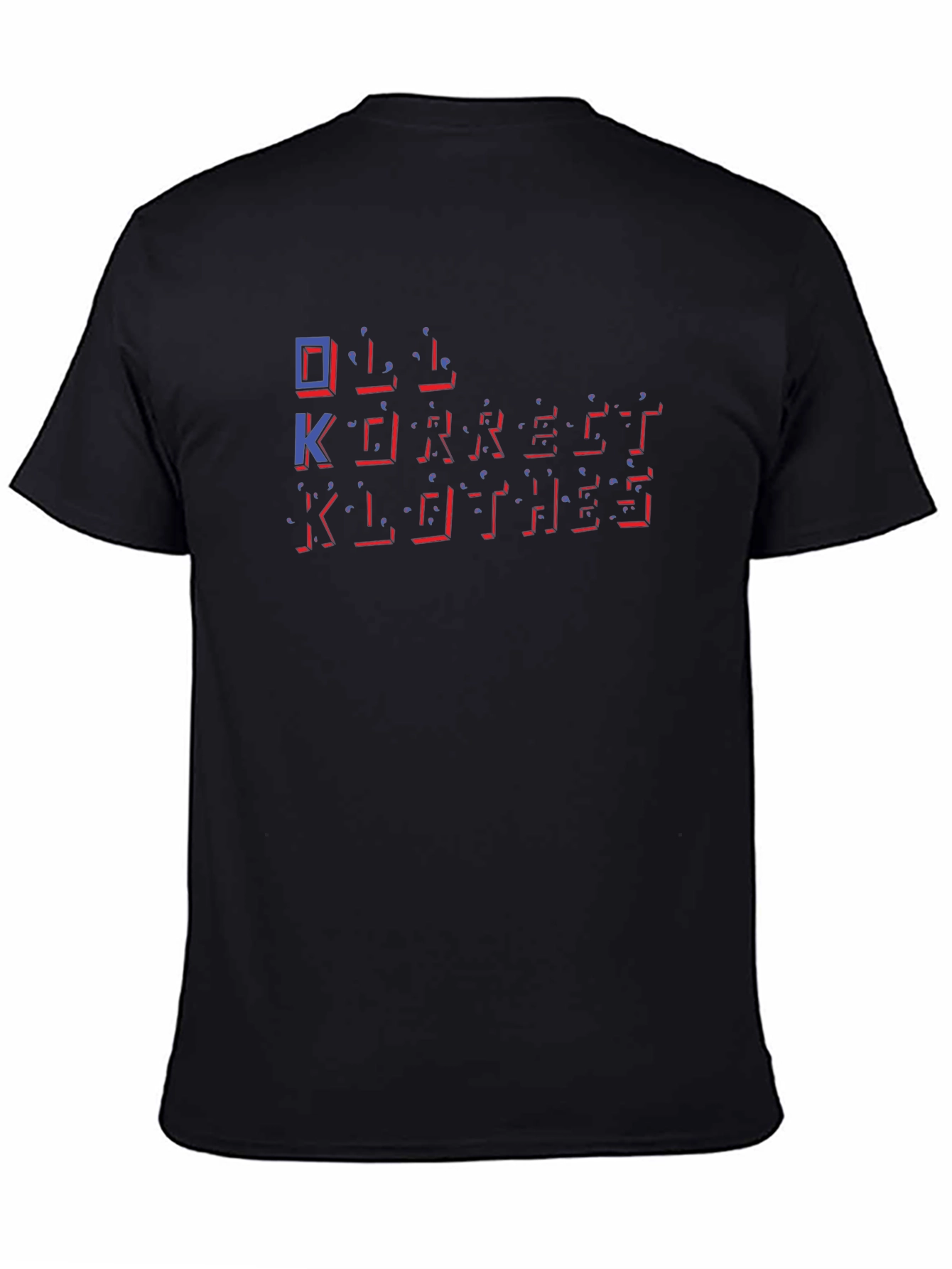 OK Korrect Clothes Black Graphic Tee