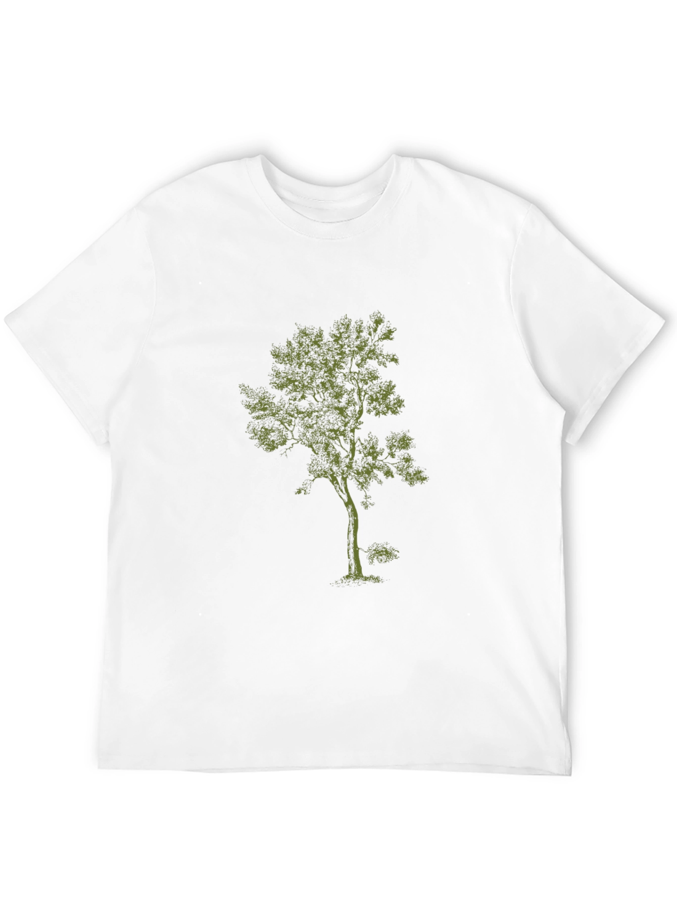 Nature Tree Graphic T-Shirt - Black