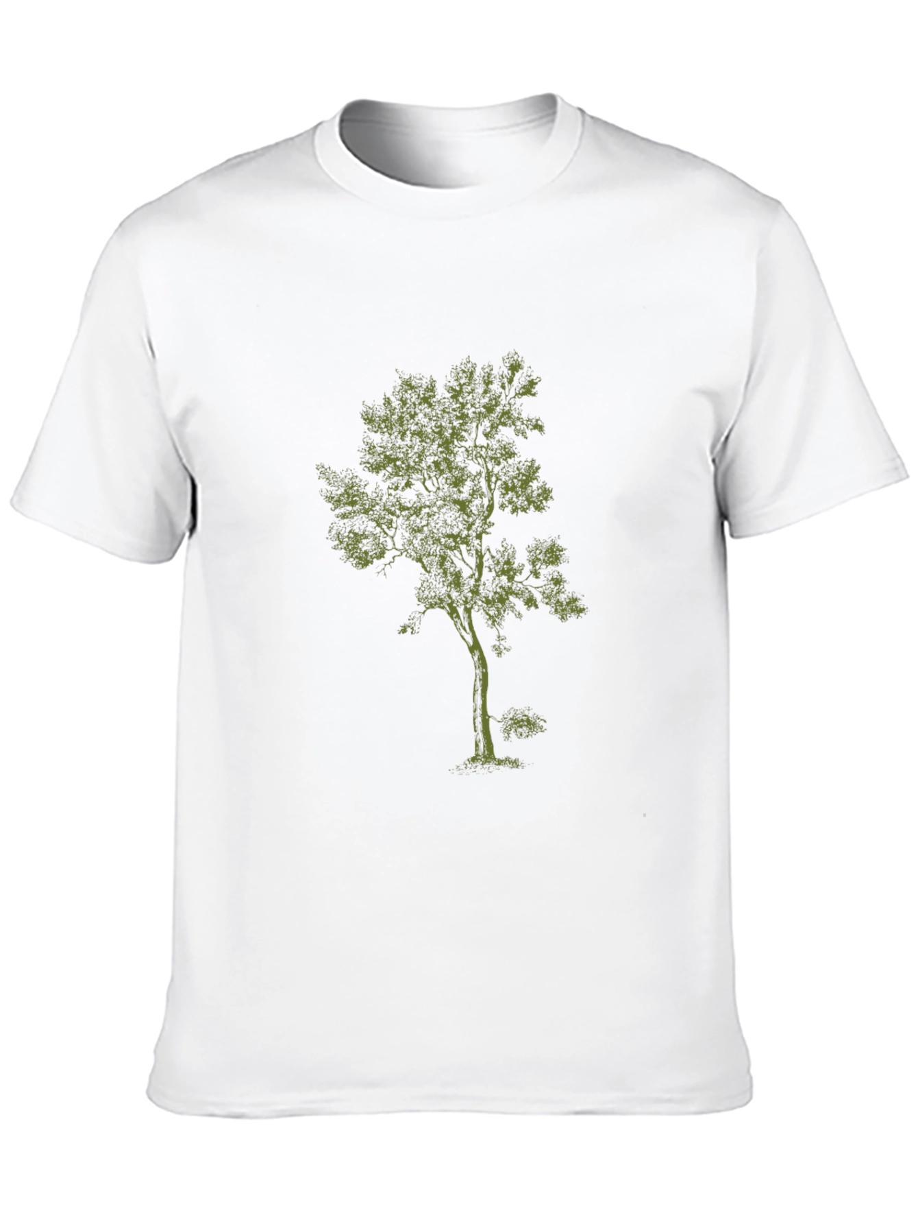 Nature Tree Graphic T-Shirt - Black