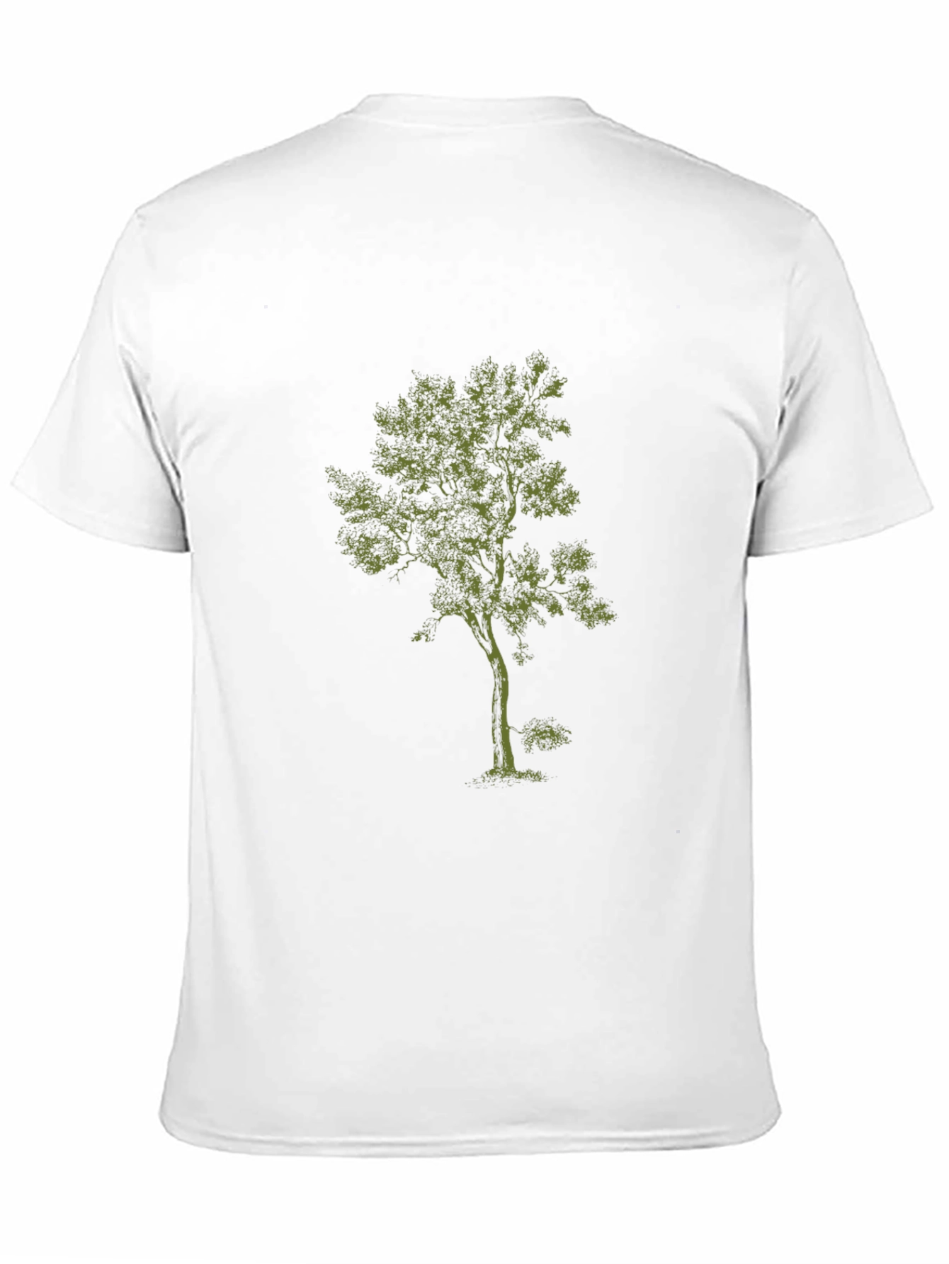Nature Tree Graphic T-Shirt - Black