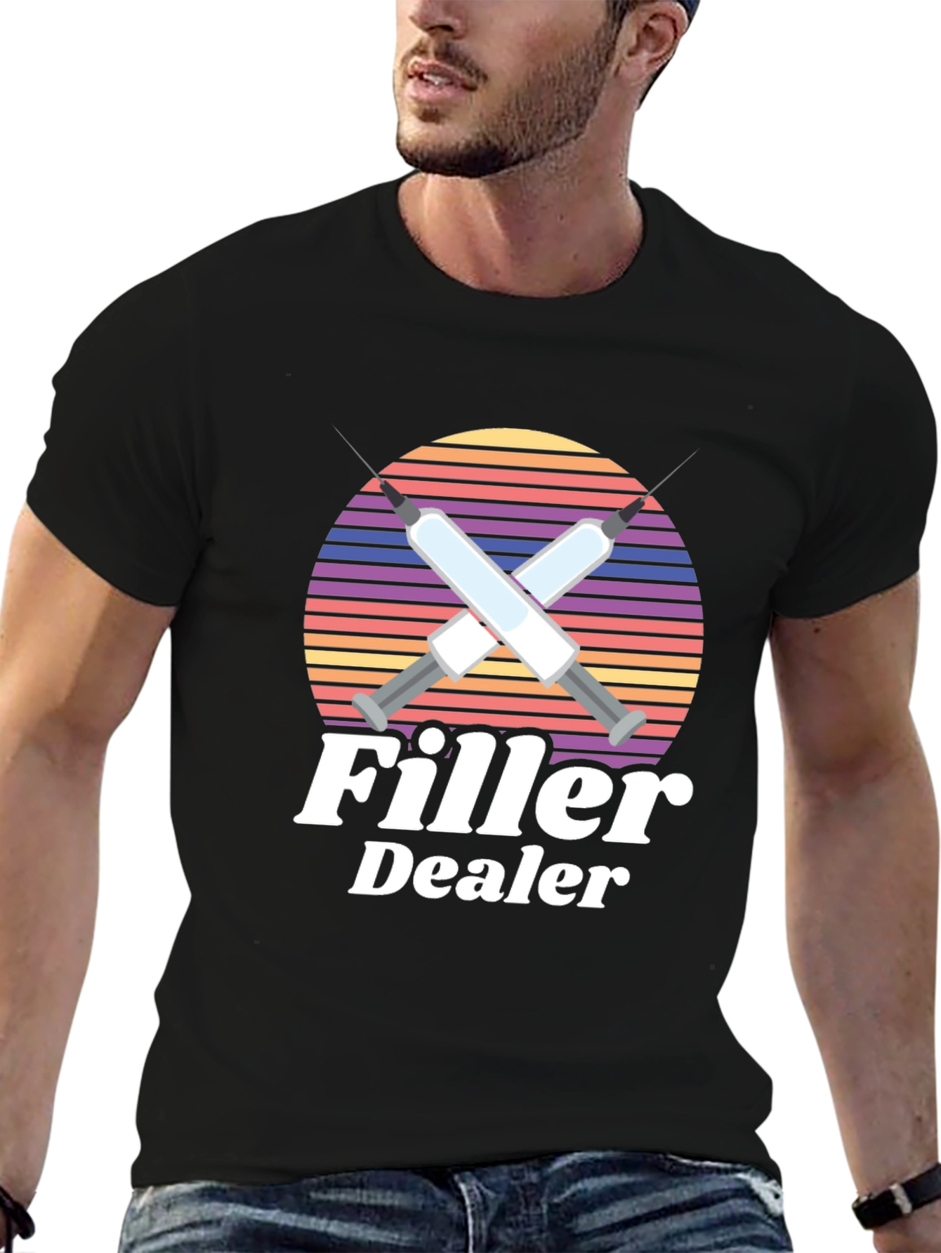 Filler Dealer Graphic T-Shirt - Stylish and Unique
