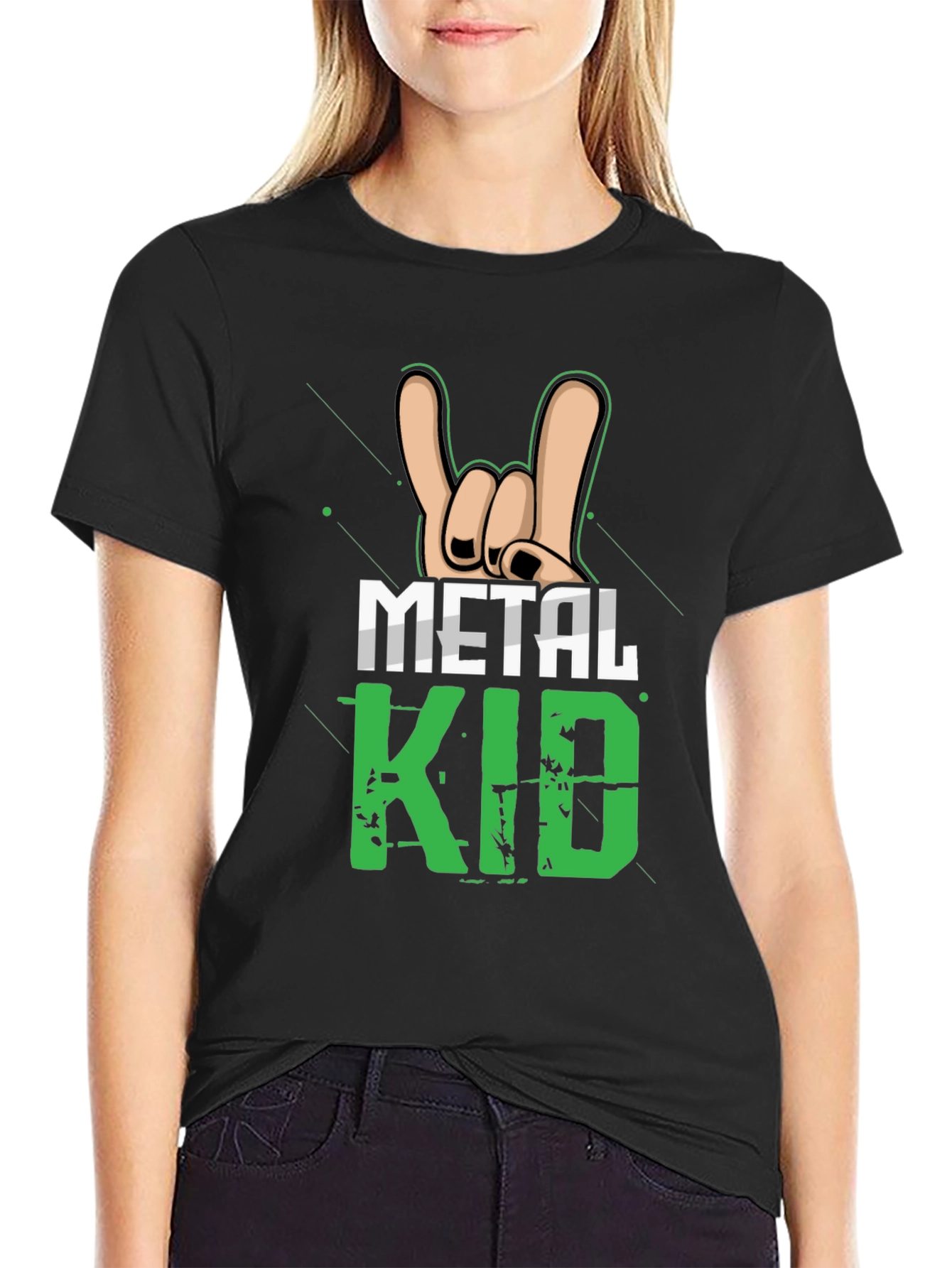 Metal Kid Rock On Graphic T-Shirt