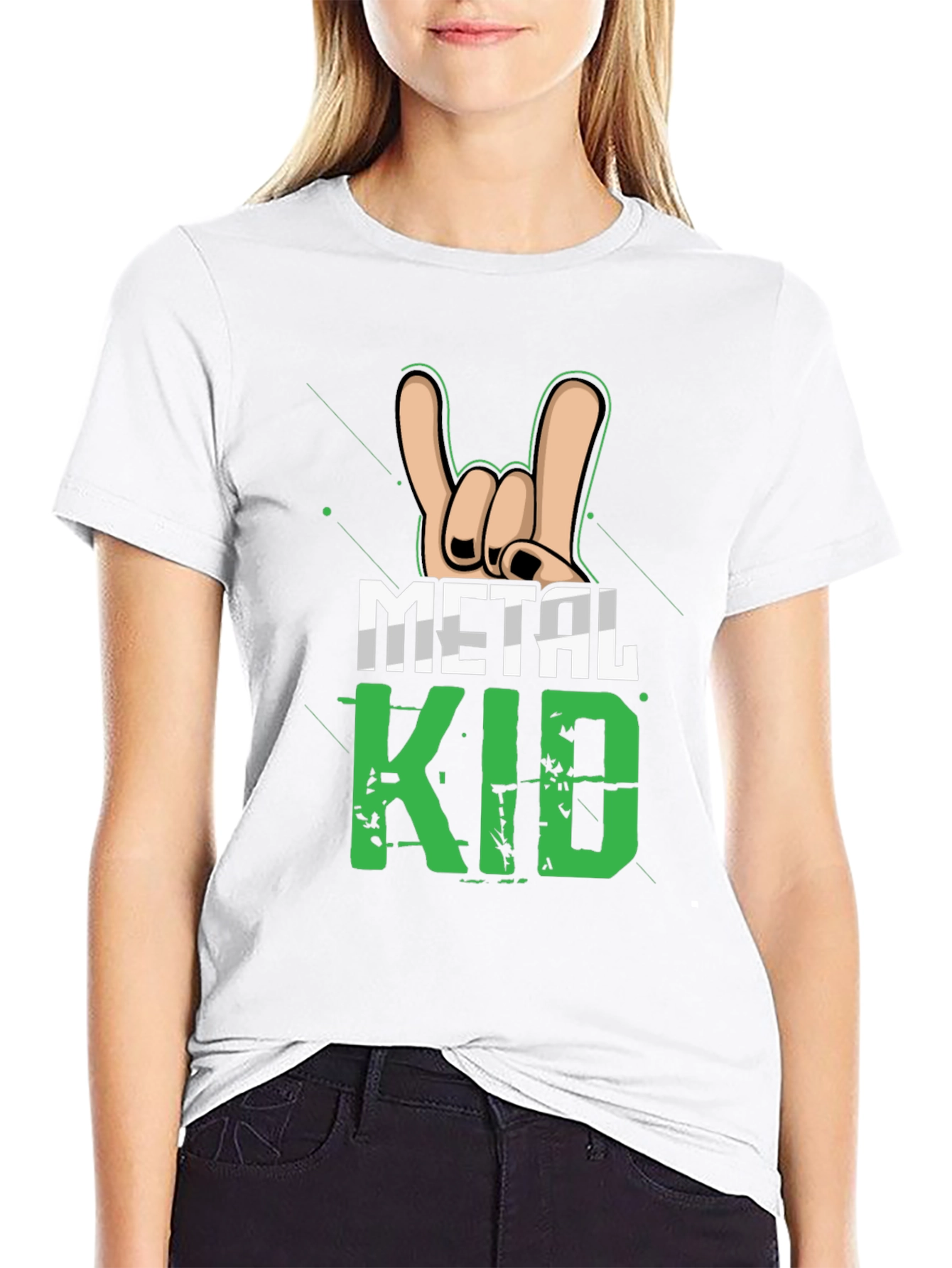 Metal Kid Rock On Graphic T-Shirt