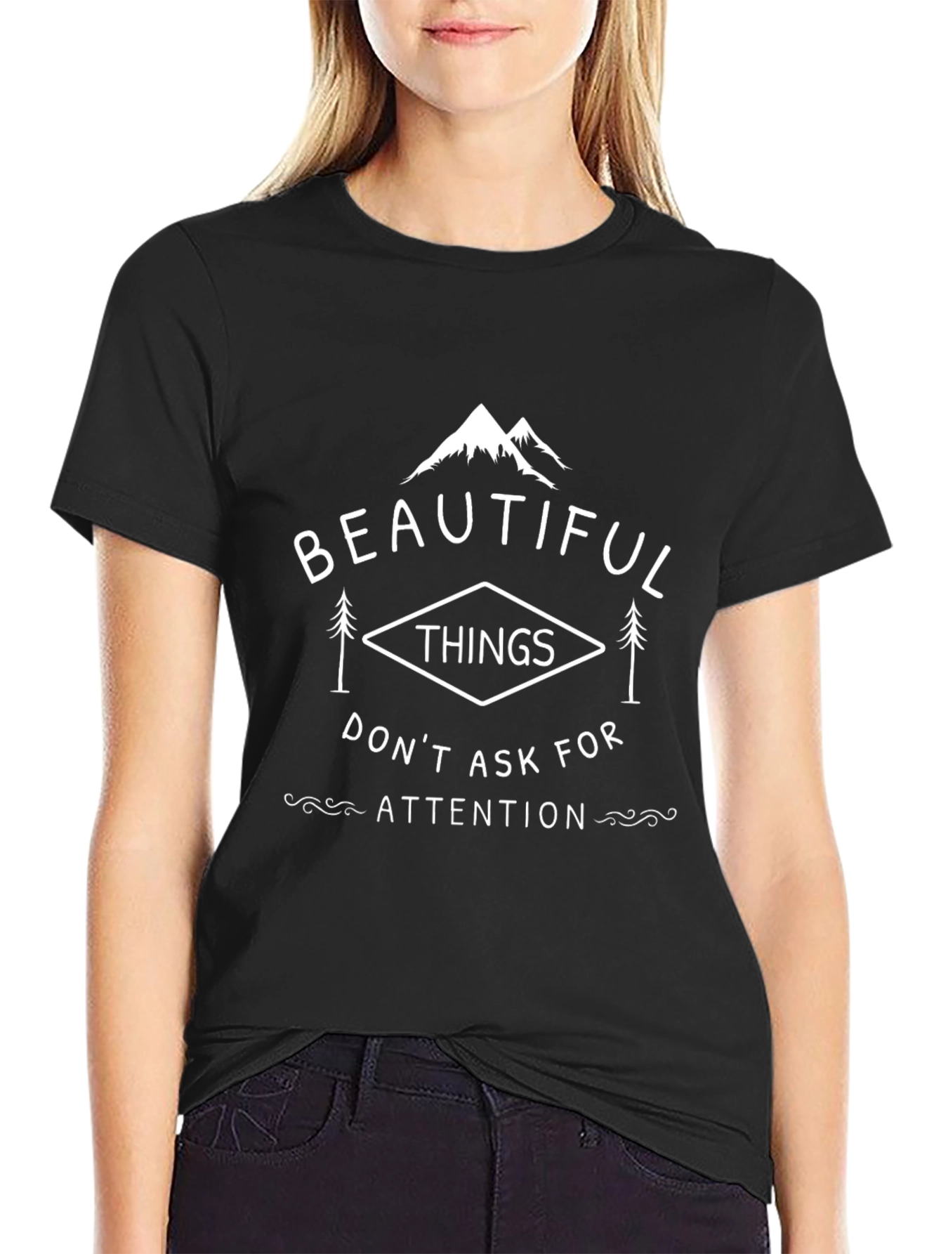 Beautiful Things T-Shirt - Black Cotton Tee