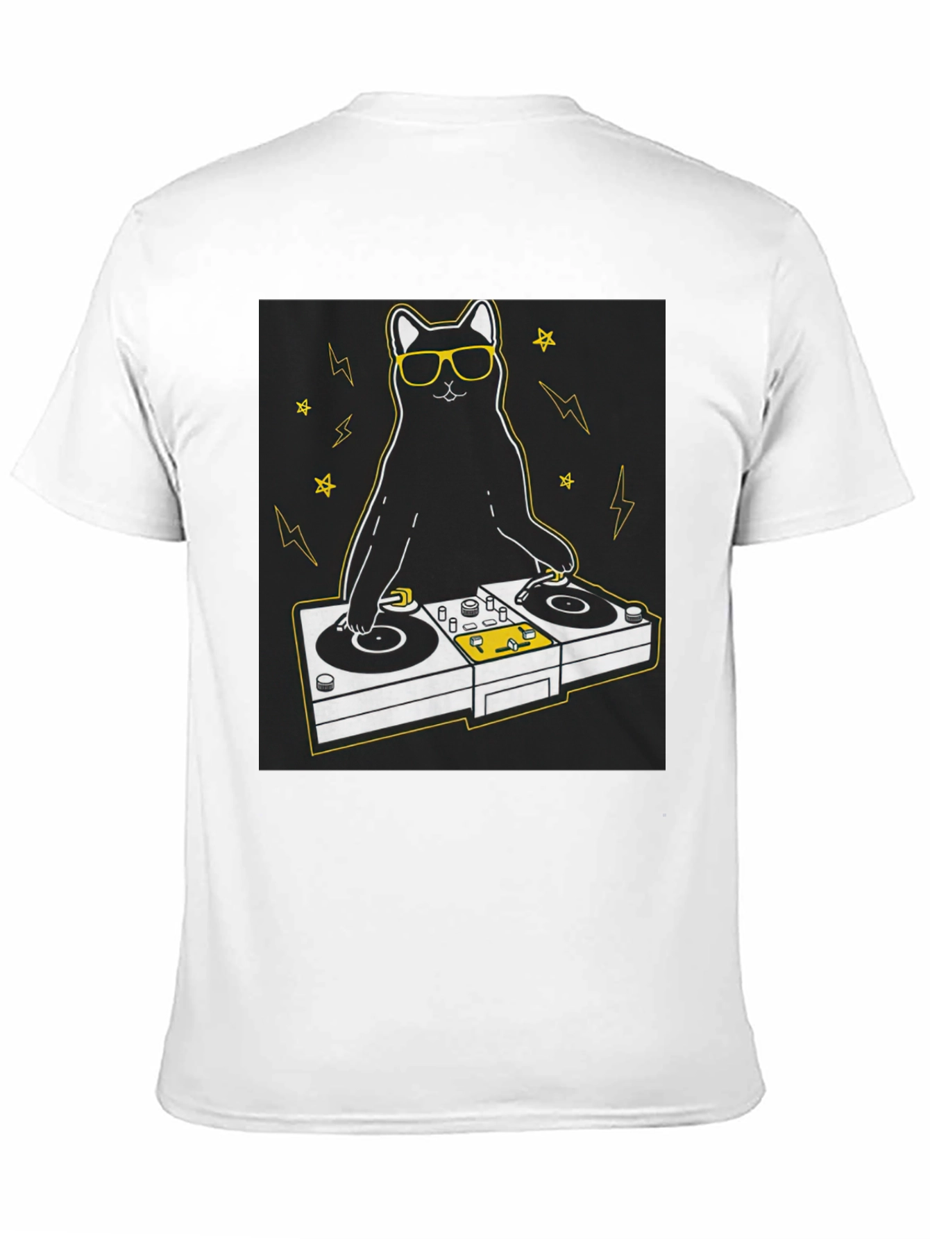 DJ Cat T-Shirt - Cool & Unique Graphic Tee
