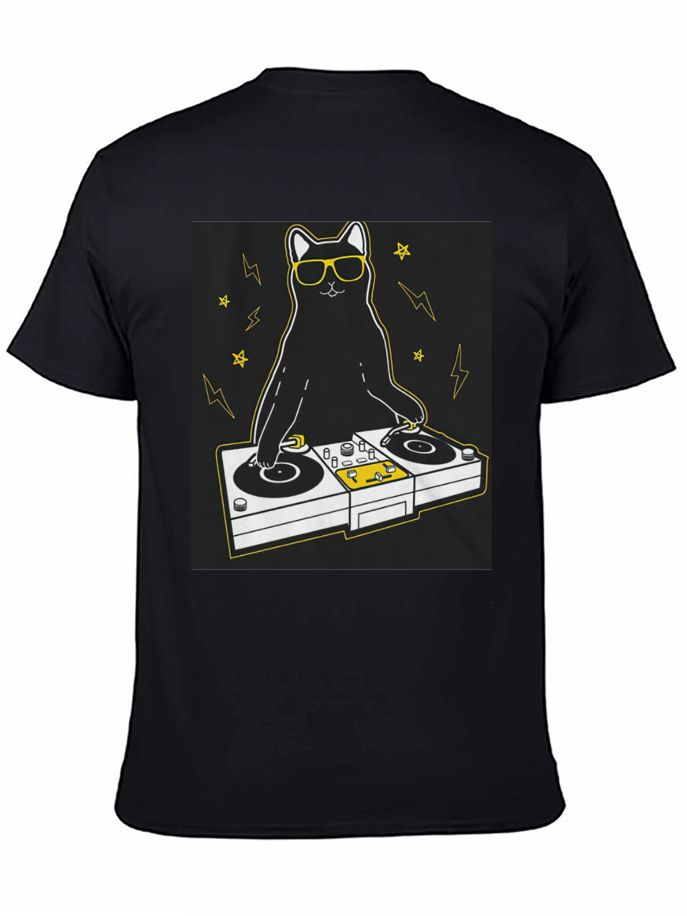 DJ Cat T-Shirt - Cool & Unique Graphic Tee