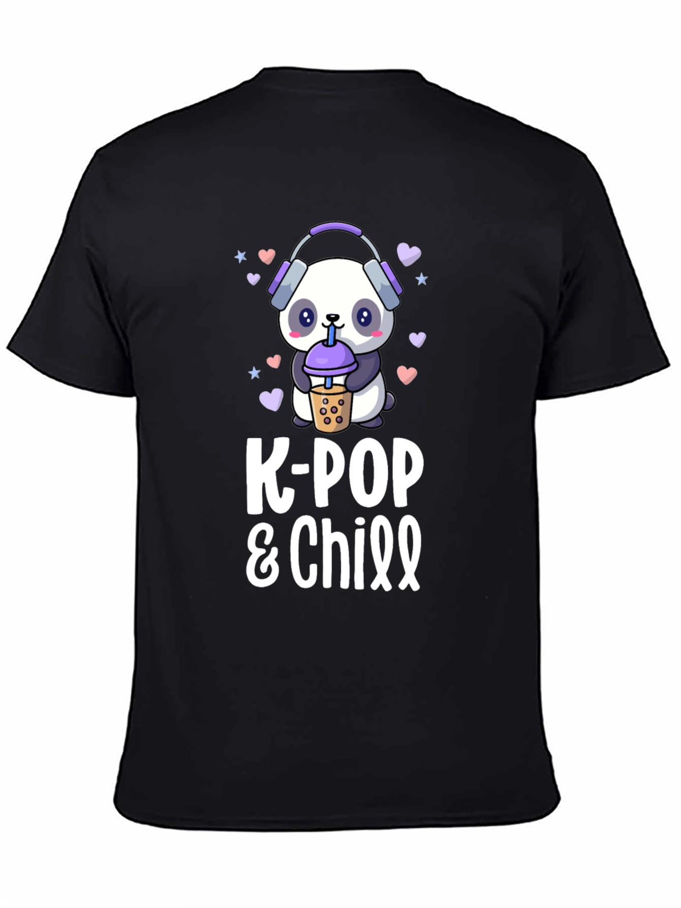 K-Pop & Chill Panda T-Shirt