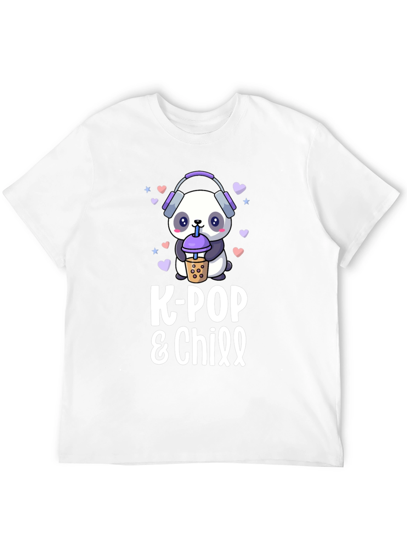 K-Pop & Chill Panda T-Shirt