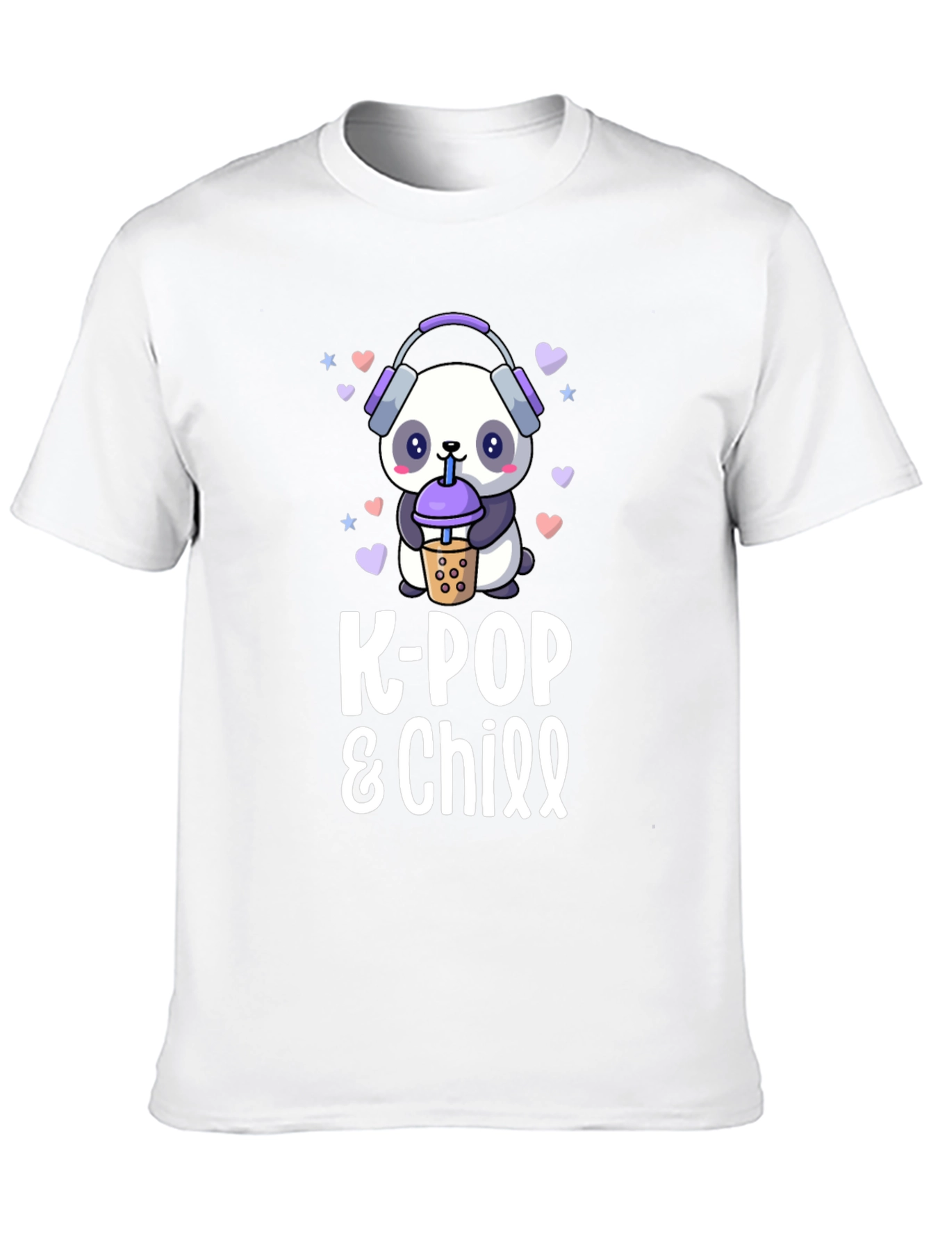 K-Pop & Chill Panda T-Shirt