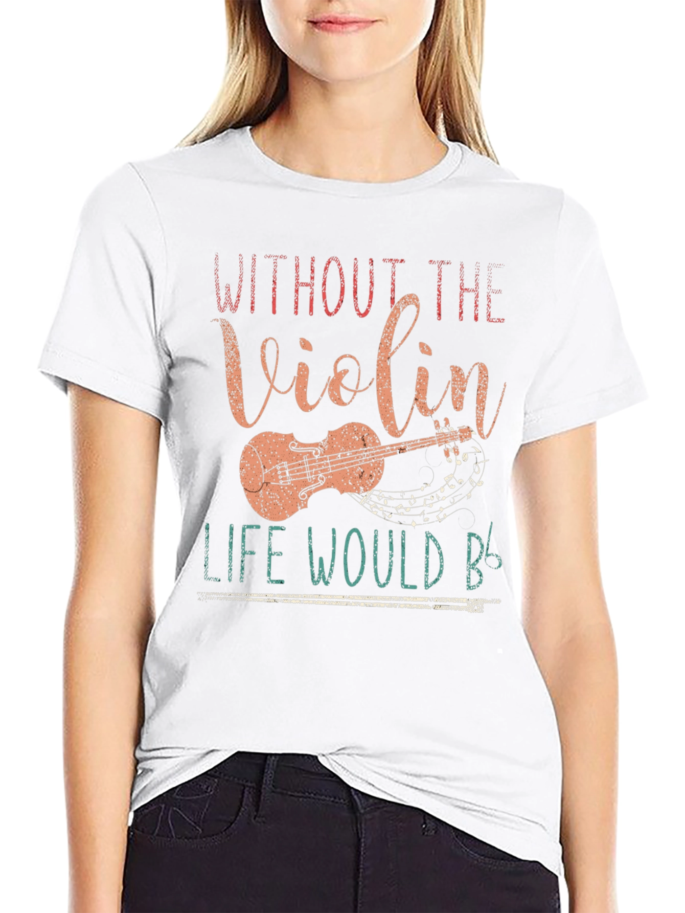 Without the Violin T-Shirt - Music Lover Tee