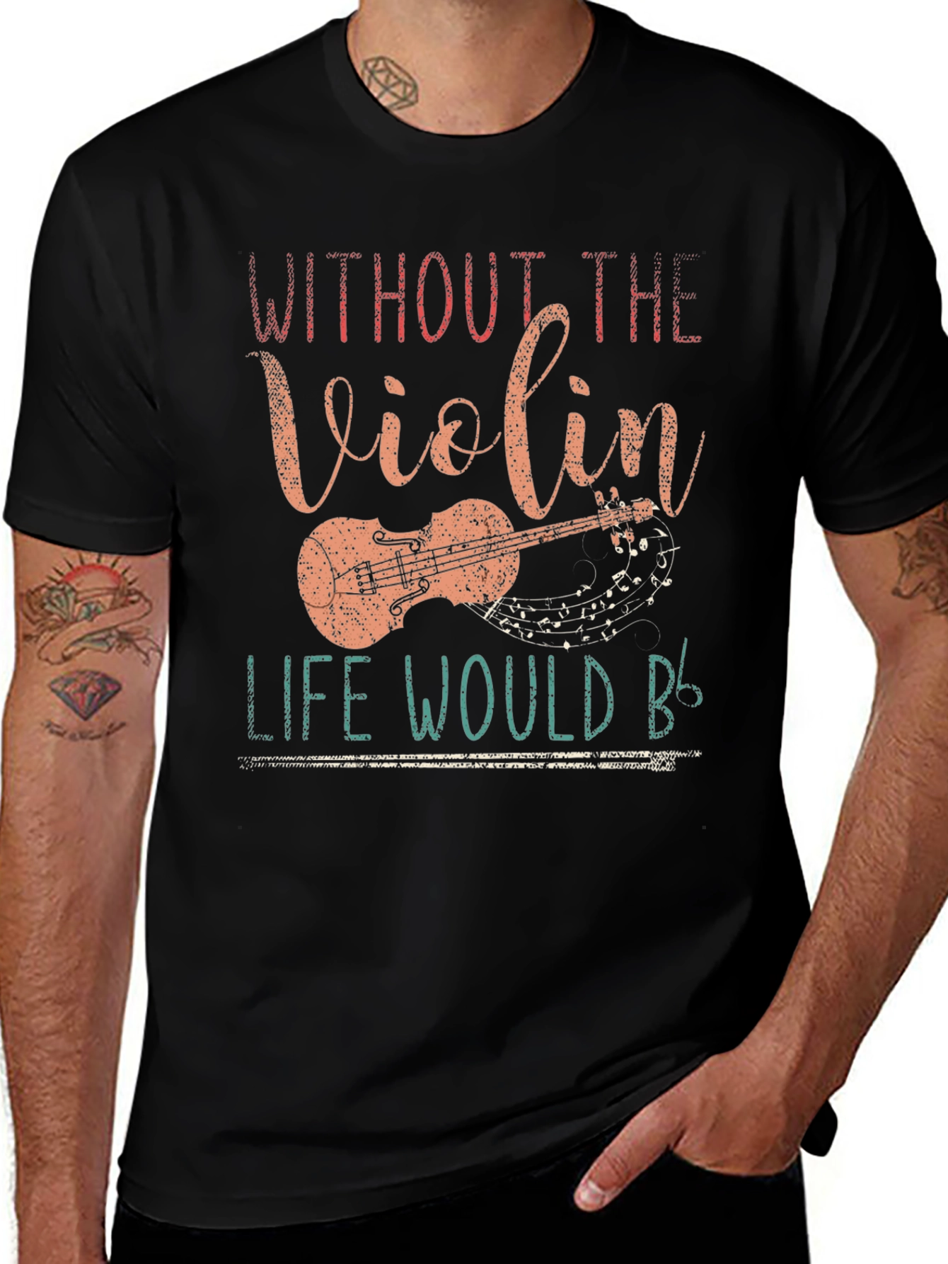 Without the Violin T-Shirt - Music Lover Tee