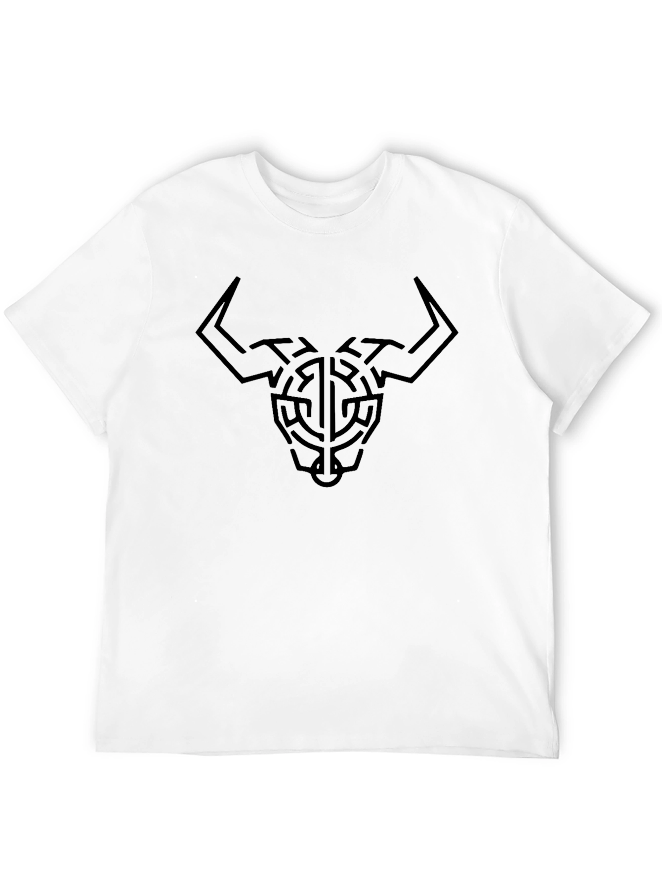 Geometric Bull T-Shirt - Graphic Tee