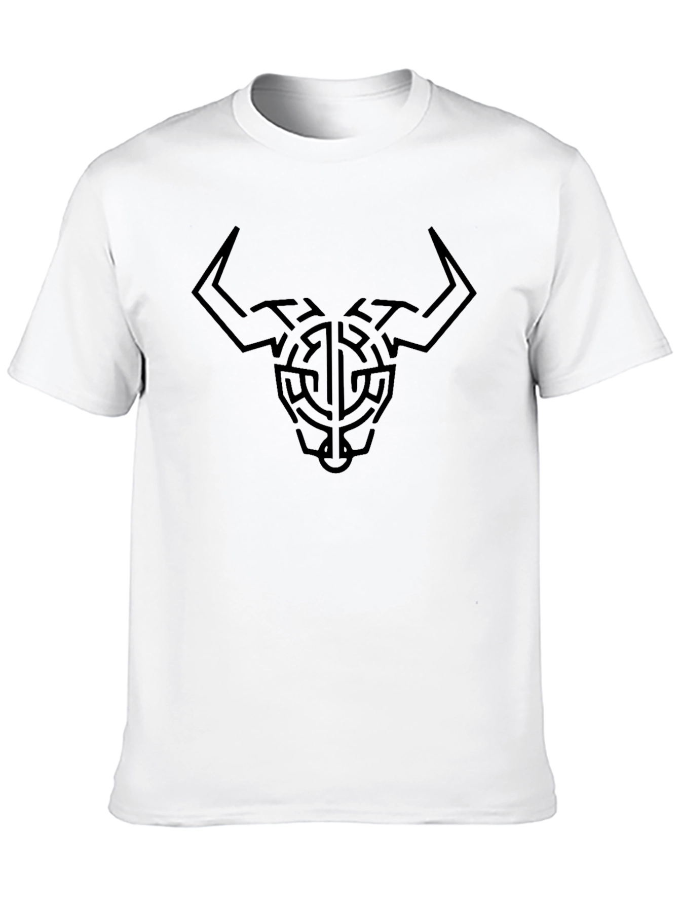 Geometric Bull T-Shirt - Graphic Tee