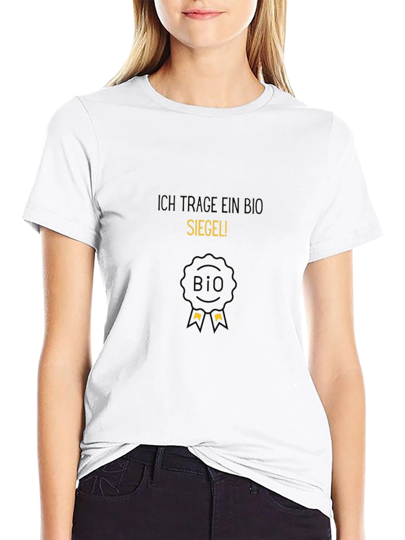 I wear a BIO seal! Black T-Shirt