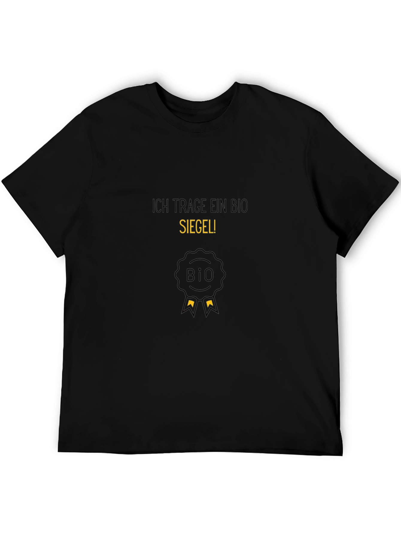 I wear a BIO seal! Black T-Shirt
