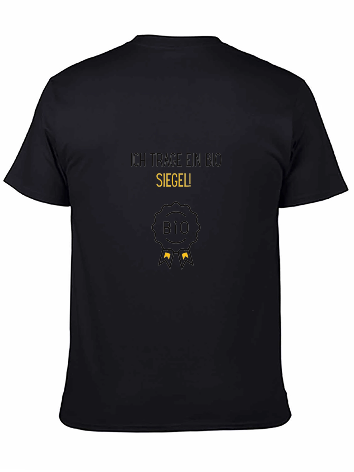 I wear a BIO seal! Black T-Shirt