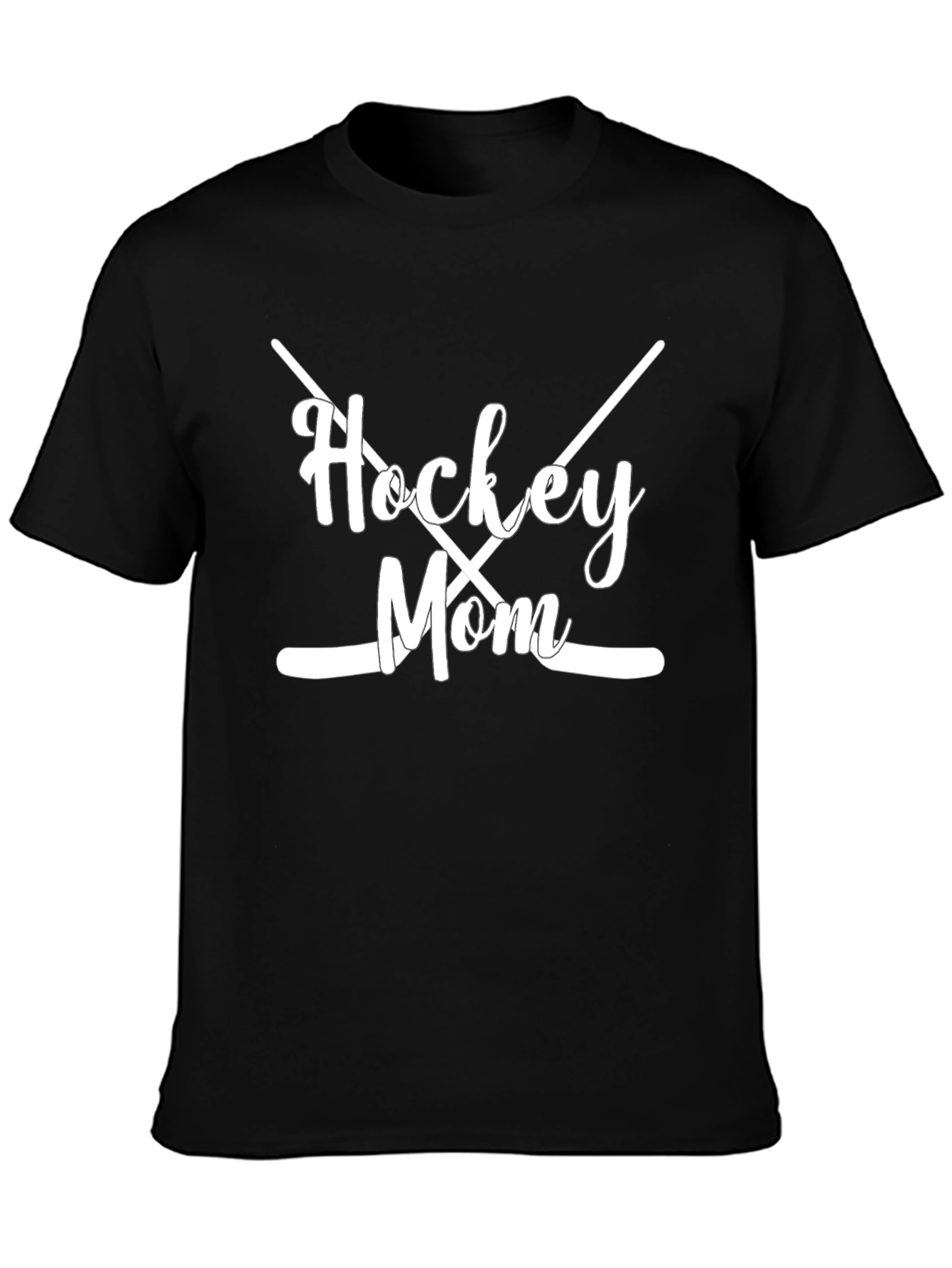 Hockey Mom T-Shirt - Black Tee
