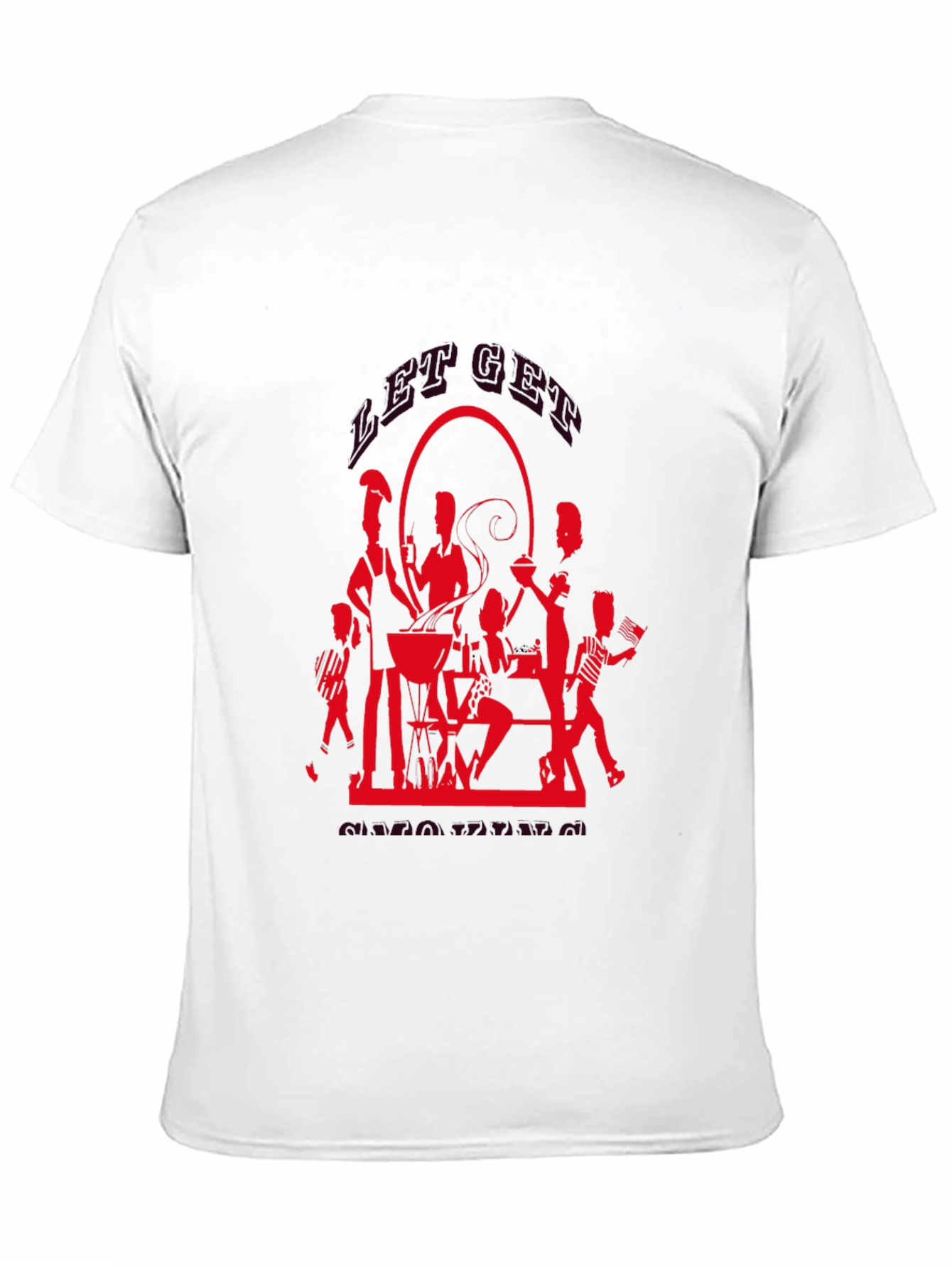 BBQ Silhouette Graphic T-Shirt