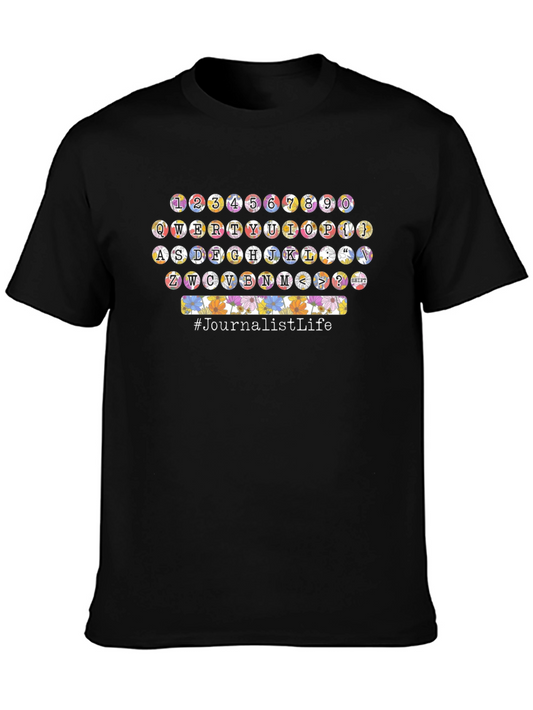 Journalist Life Typewriter T-Shirt
