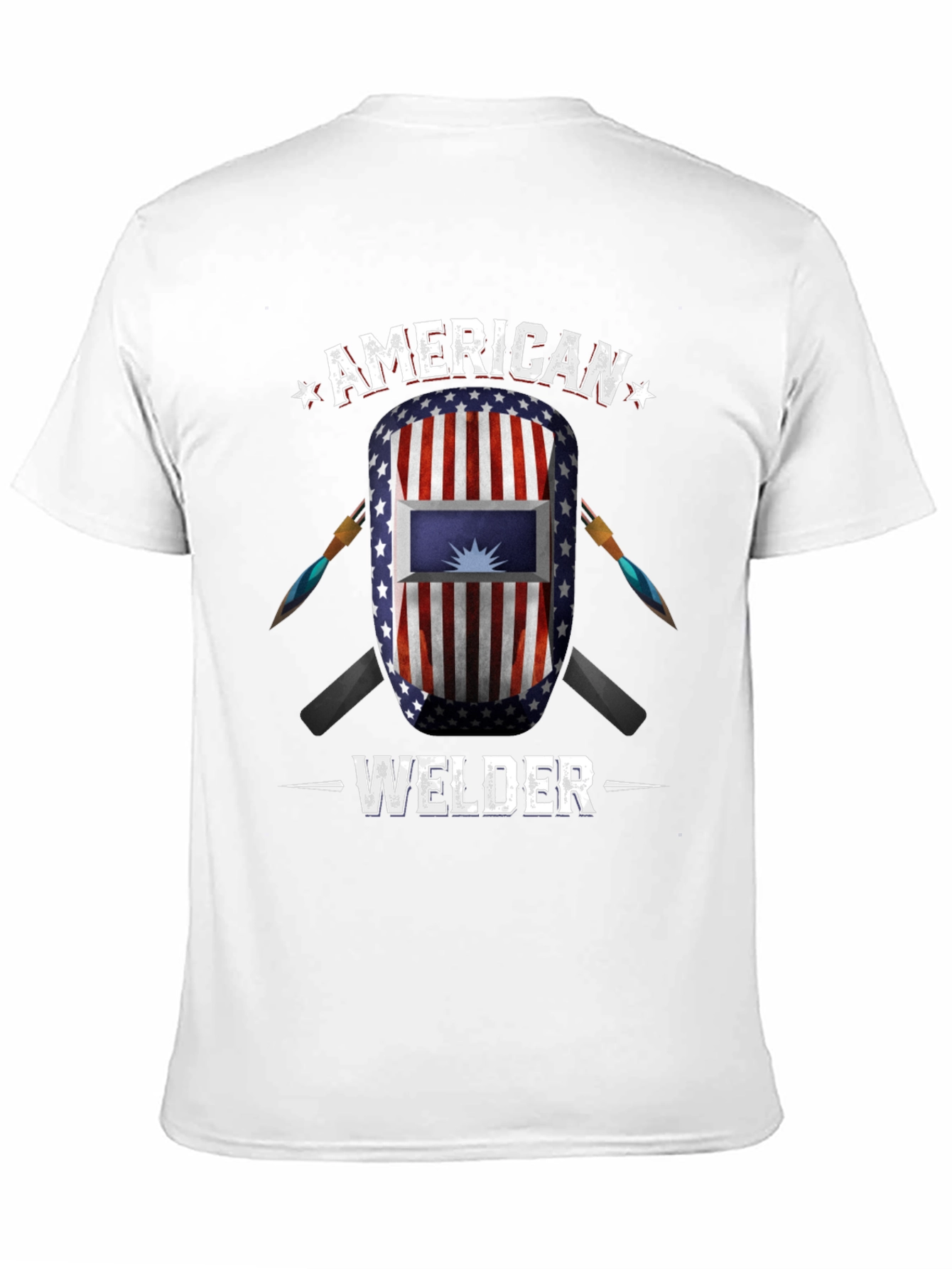 American Welder USA Flag T-Shirt