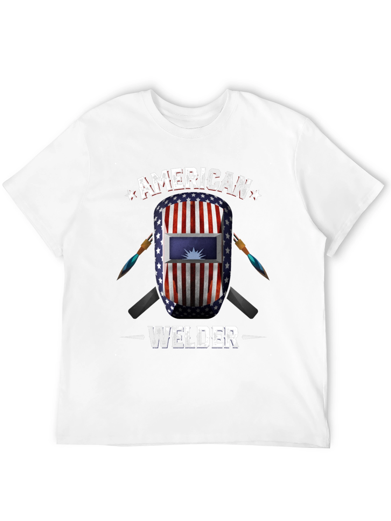 American Welder USA Flag T-Shirt
