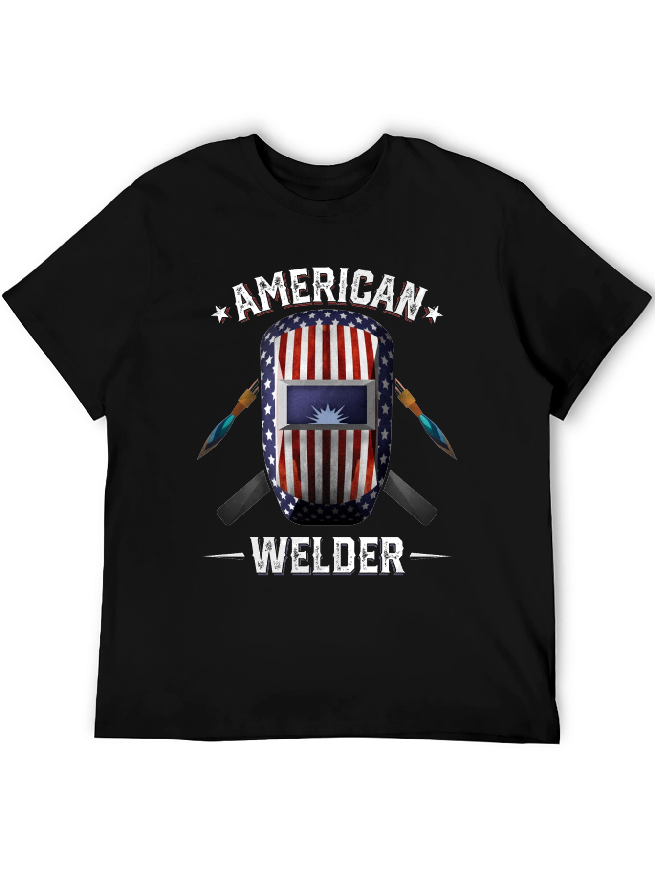 American Welder USA Flag T-Shirt