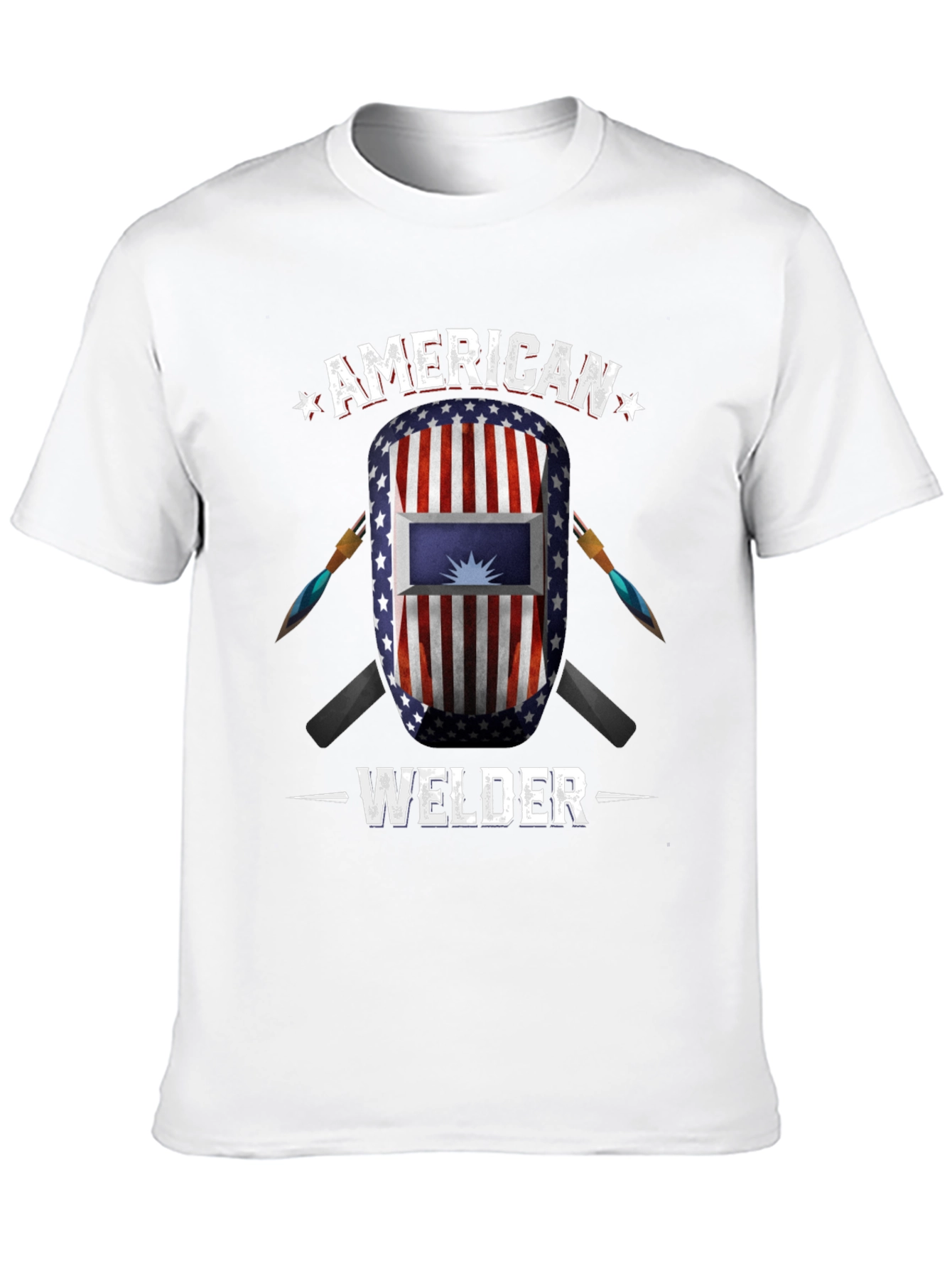American Welder USA Flag T-Shirt