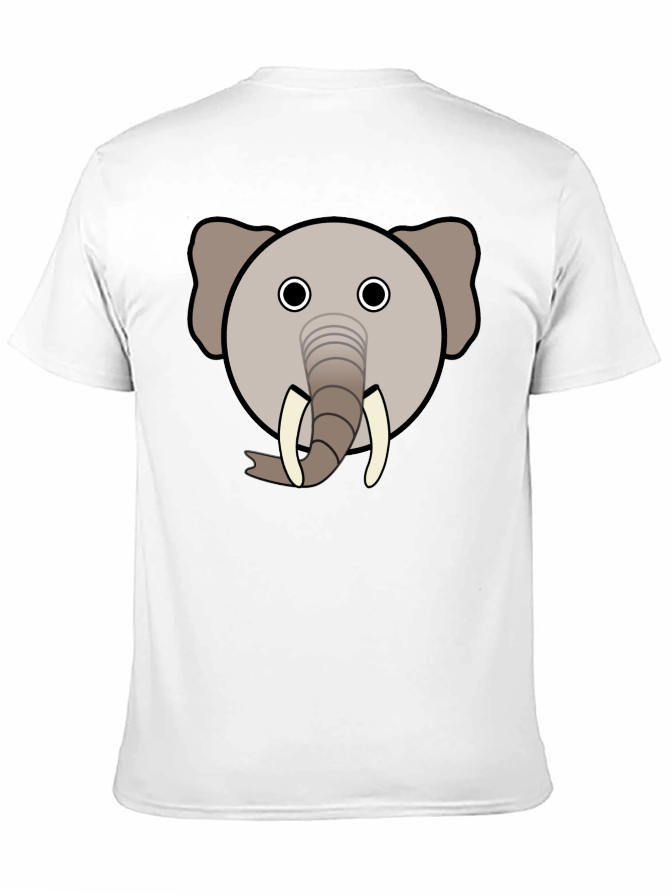 Elephant Graphic Tee - Black Cotton Blend