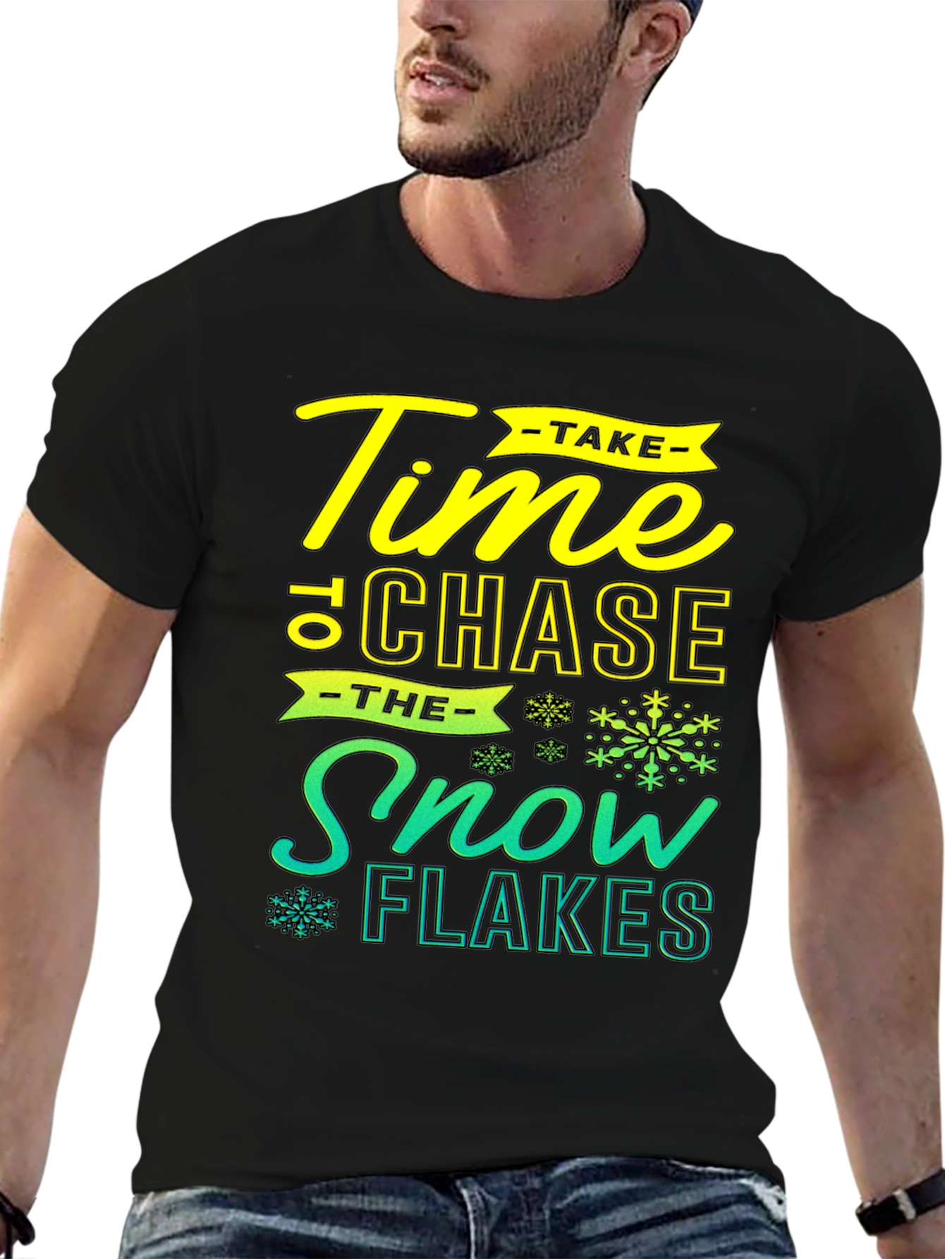 Time To Chase Snowflakes Graphic T-Shirt