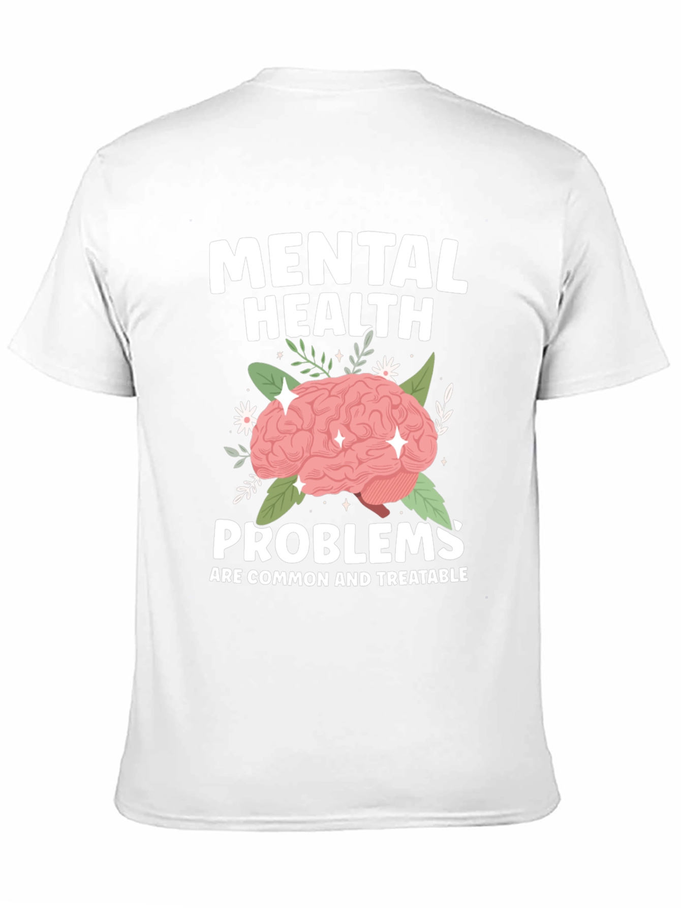 Mental Health T-Shirt - Brain Graphic Tee