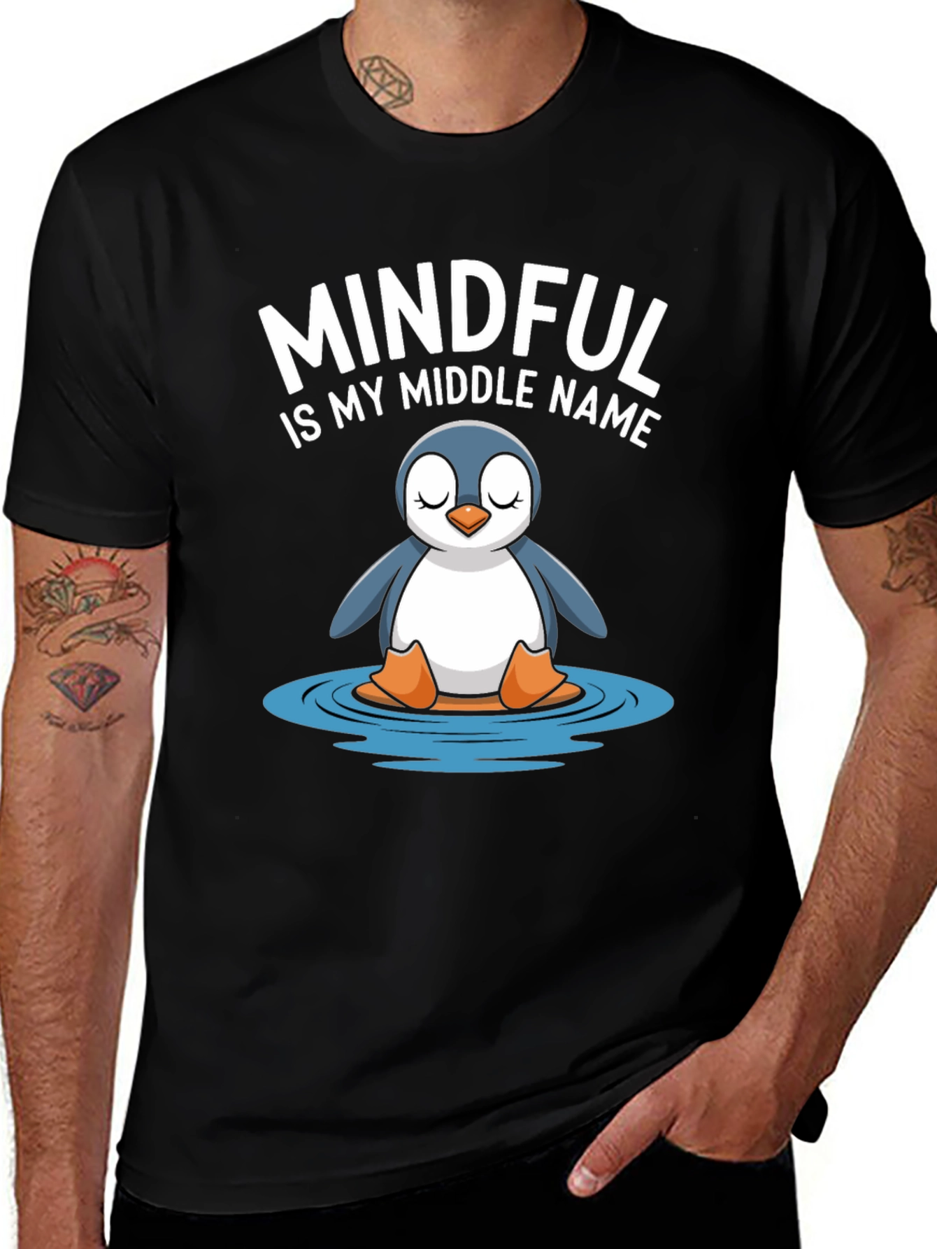 Mindful Penguin T-Shirt