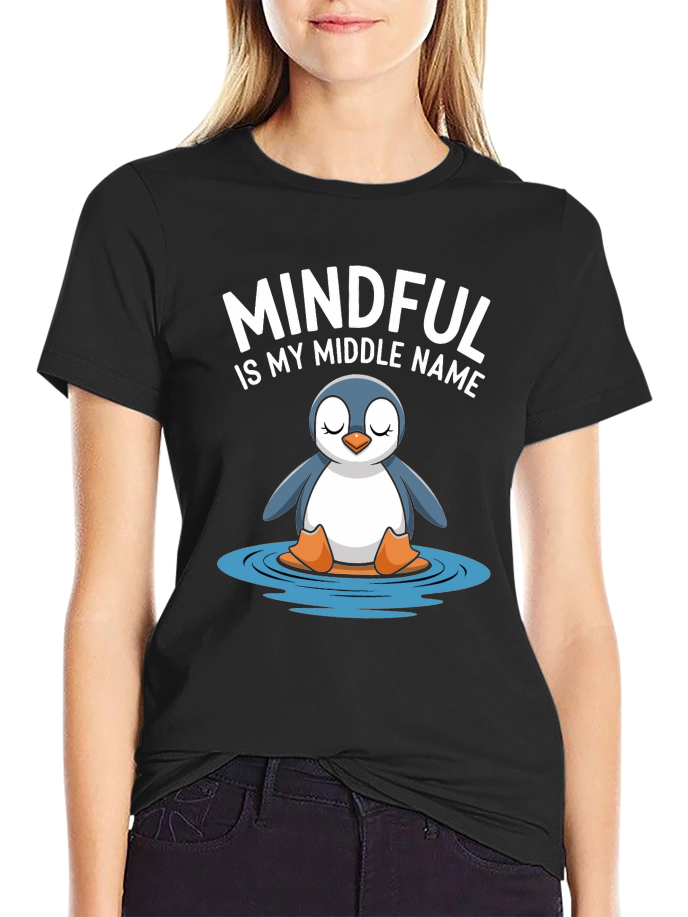 Mindful Penguin T-Shirt