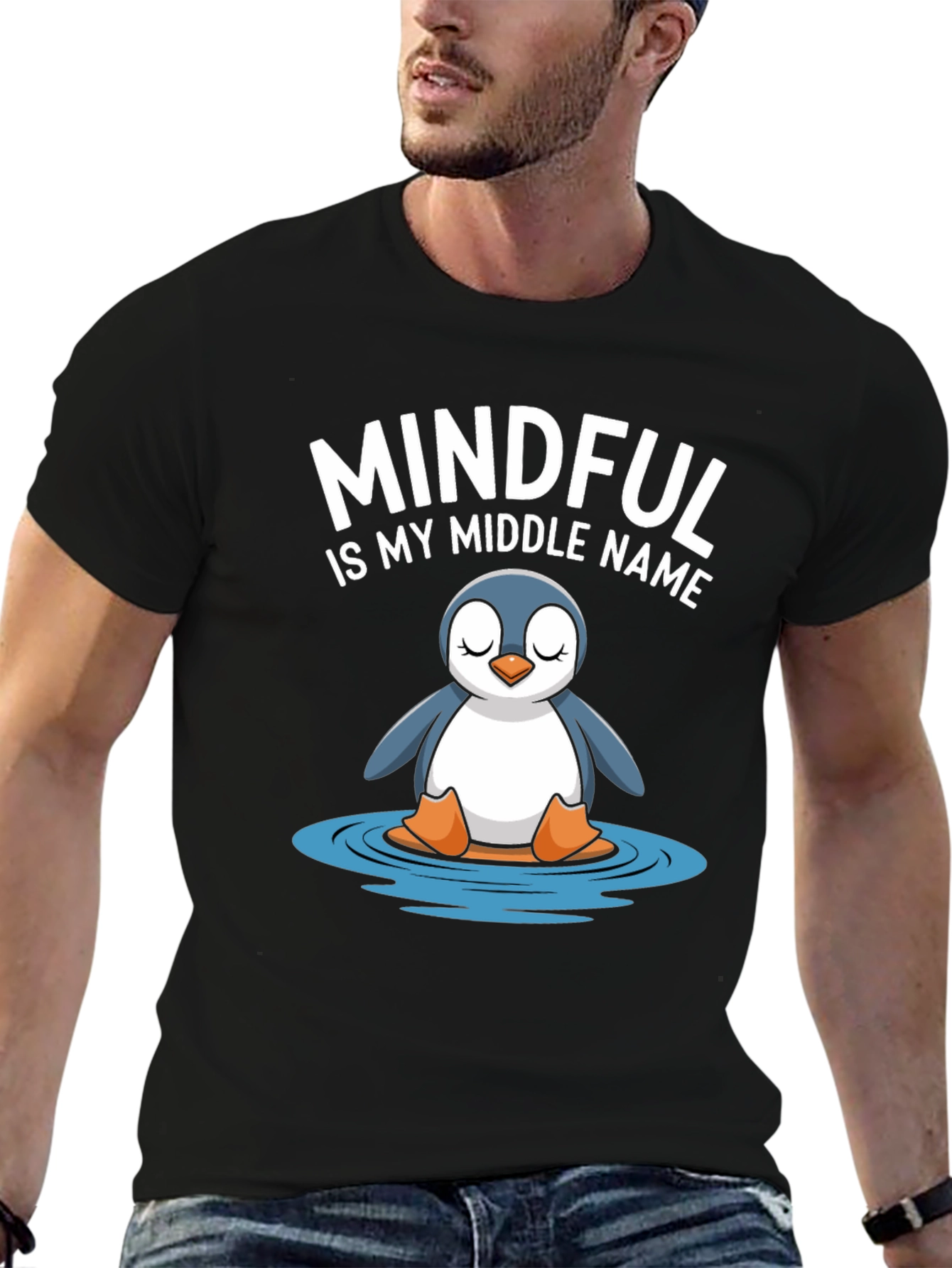 Mindful Penguin T-Shirt