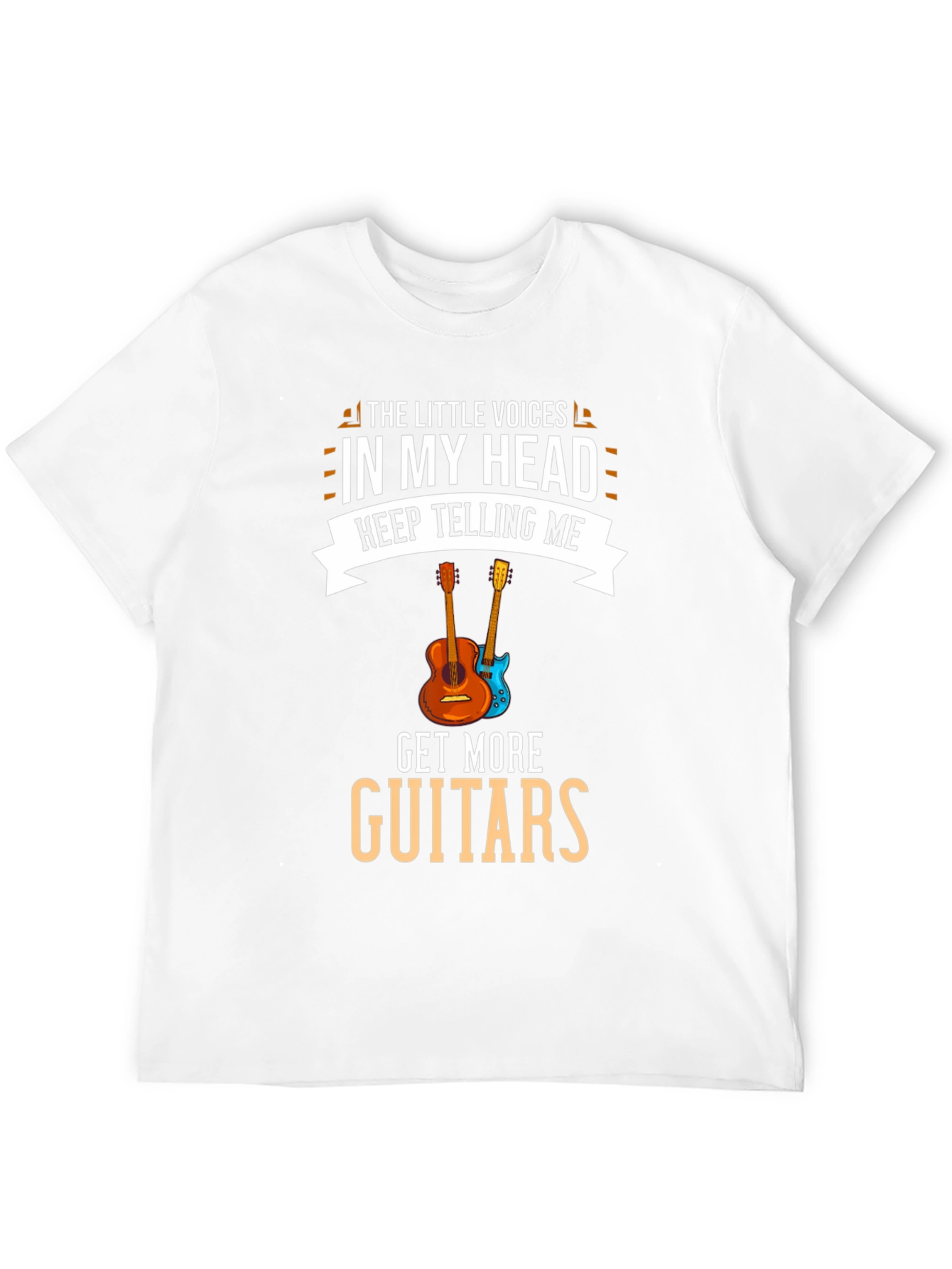 Guitar Lover T-Shirt: Little Voices Get More Guitars
