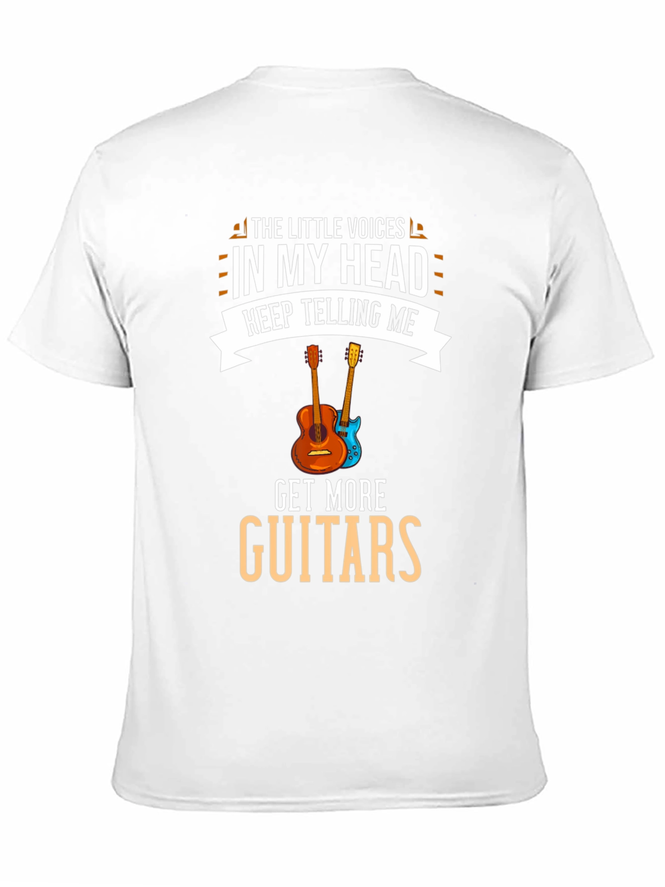 Guitar Lover T-Shirt: Little Voices Get More Guitars