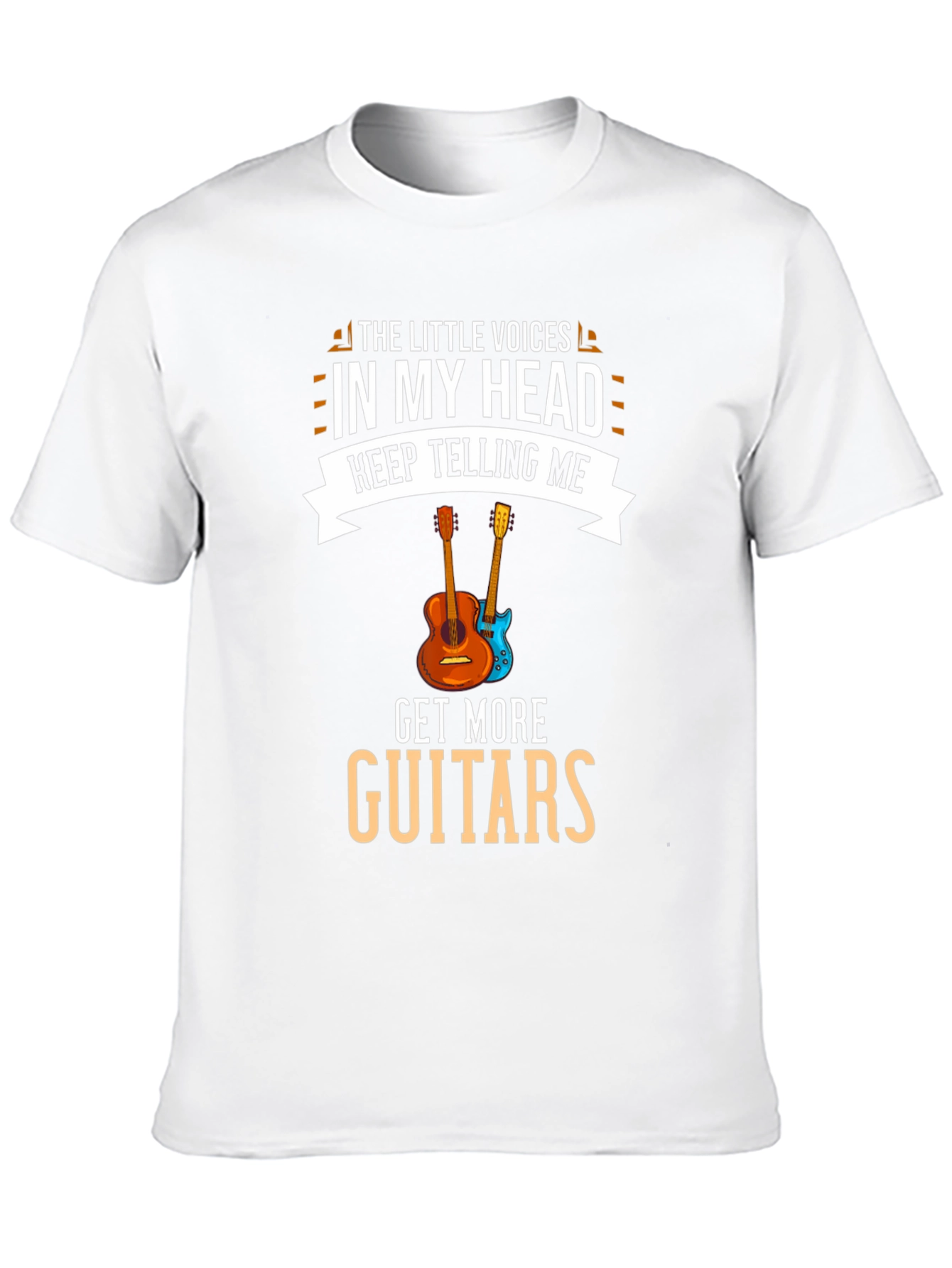 Guitar Lover T-Shirt: Little Voices Get More Guitars