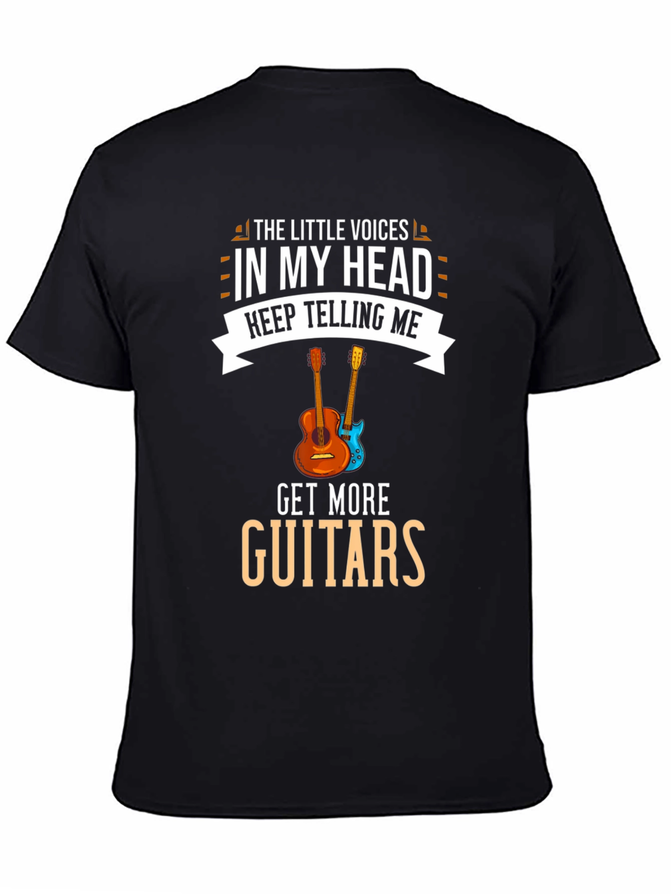 Guitar Lover T-Shirt: Little Voices Get More Guitars
