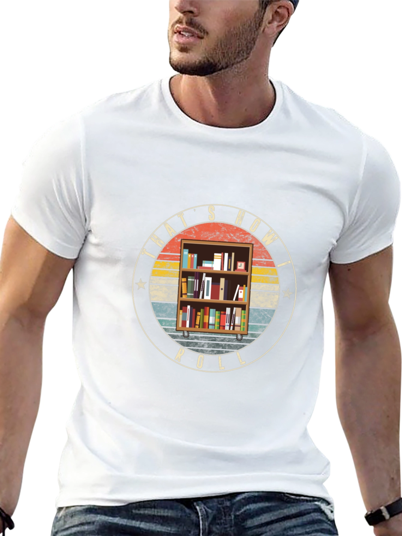 Thats How I Roll Bookcase T-Shirt