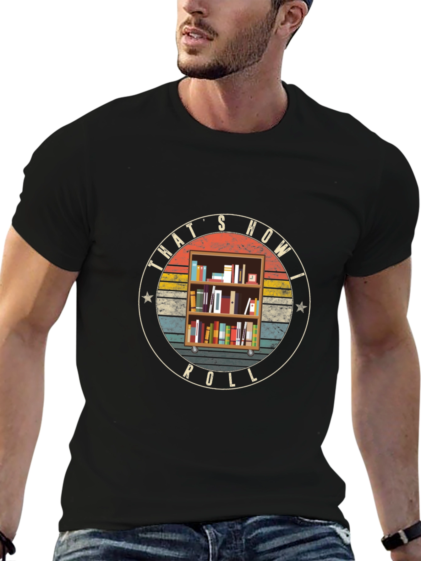Thats How I Roll Bookcase T-Shirt