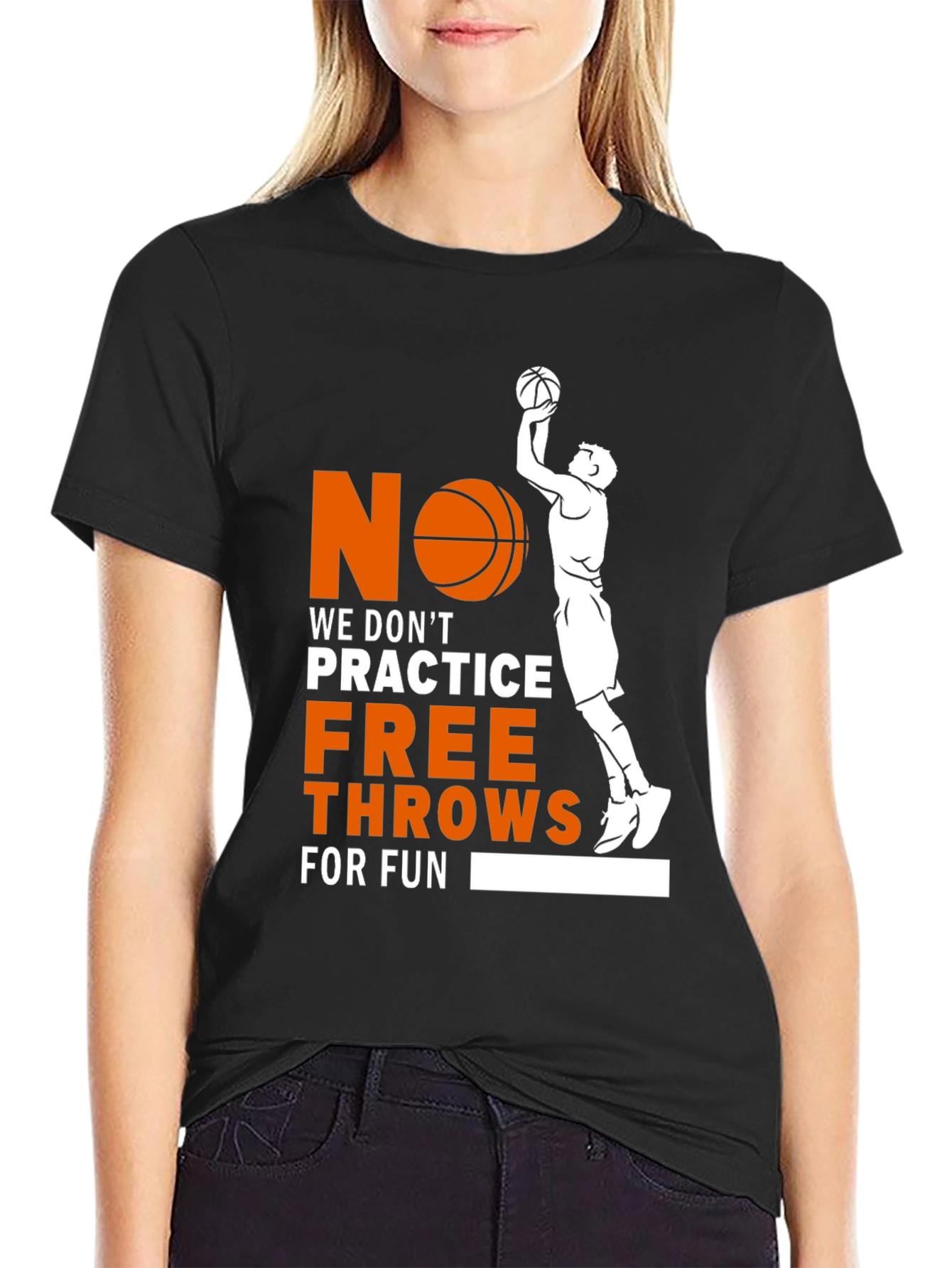 Basketball Free Throws Graphic T-Shirt