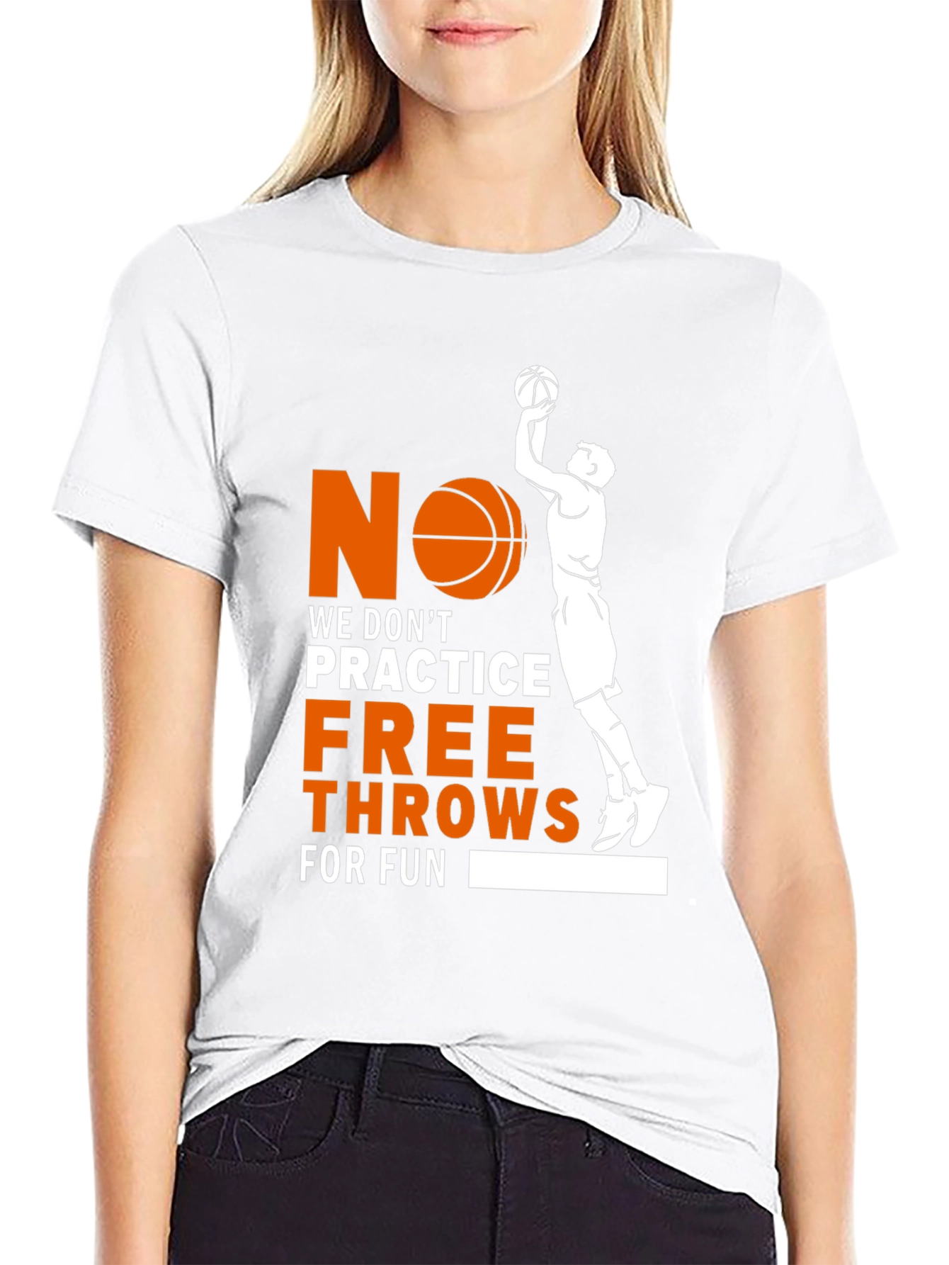 Basketball Free Throws Graphic T-Shirt