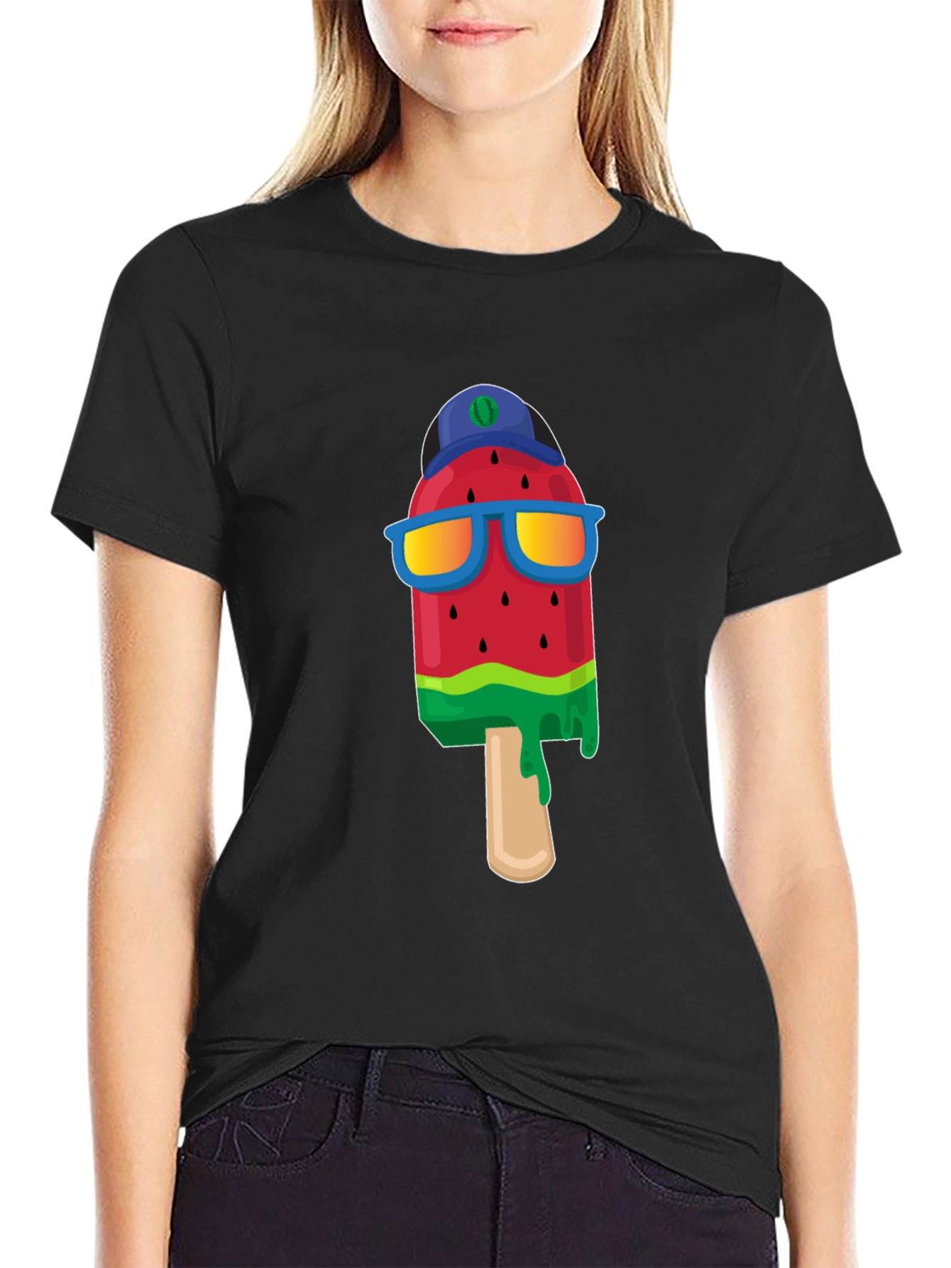 Cool Watermelon Popsicle Graphic Tee